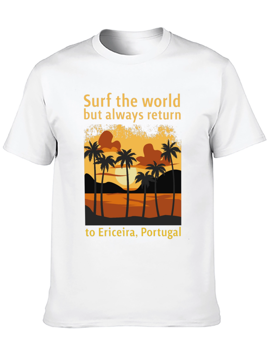 Surf the World Ericeira Portugal Tee
