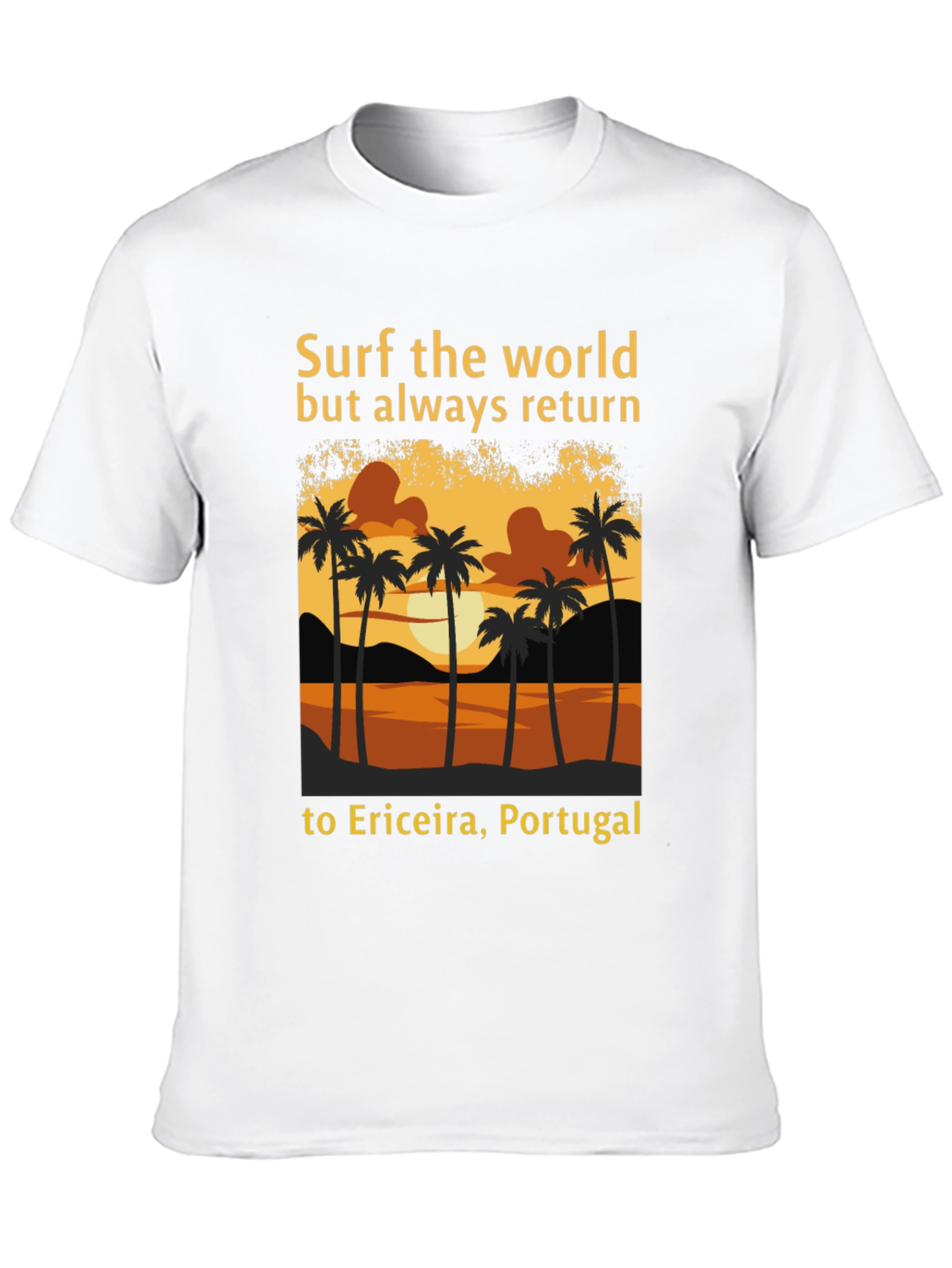 Surf the World Ericeira Portugal Tee