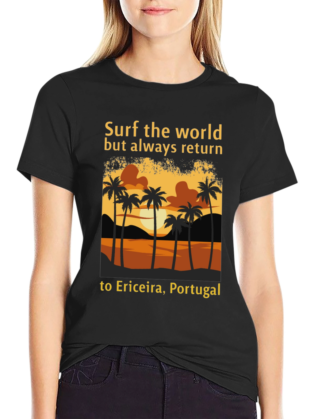 Surf the World Ericeira Portugal Tee
