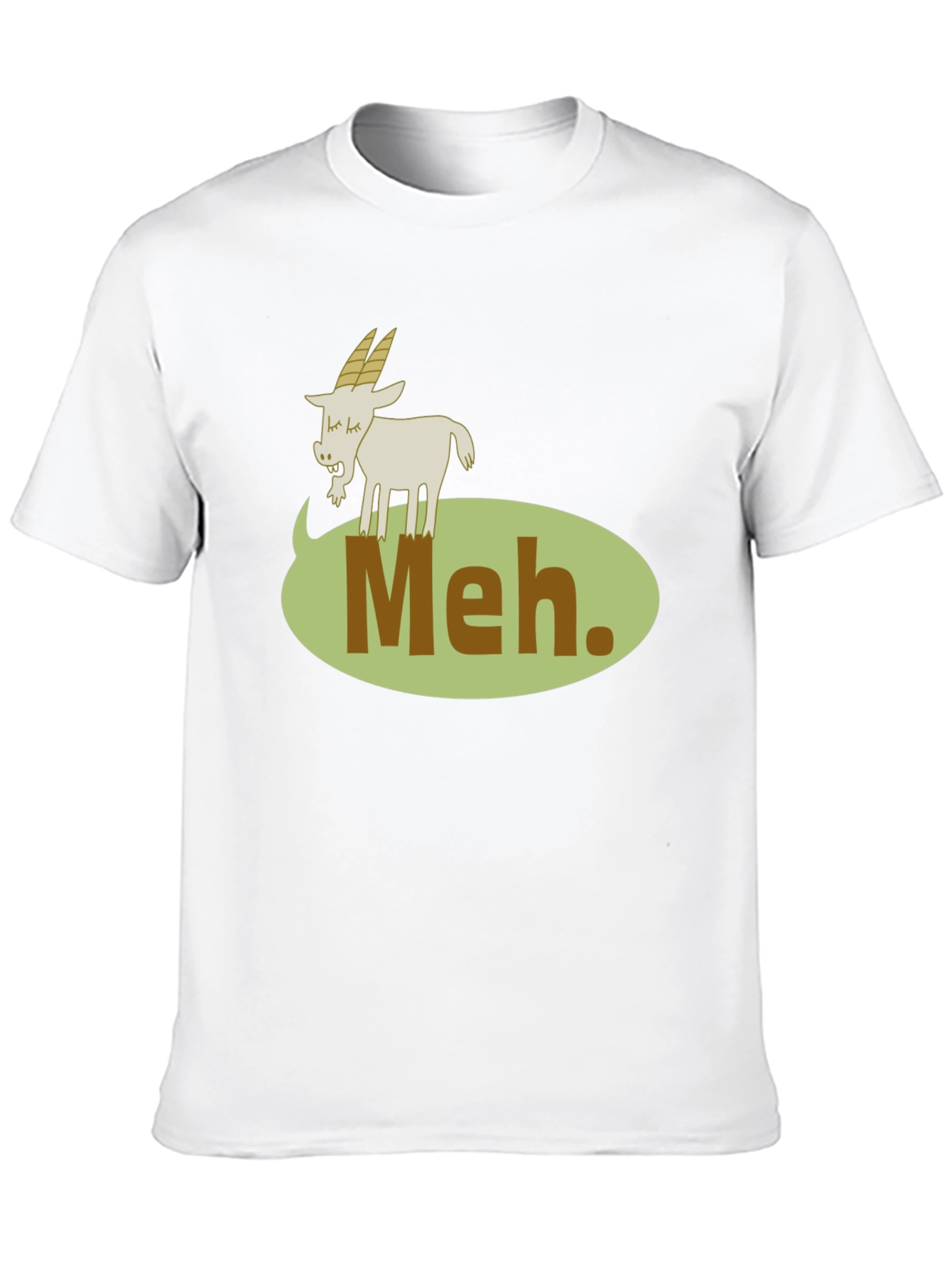 Meh. Goat Graphic T-Shirt - Casual Comfort