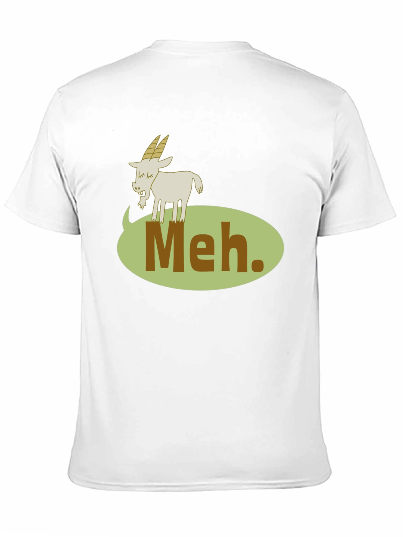 Meh. Goat Graphic T-Shirt - Casual Comfort