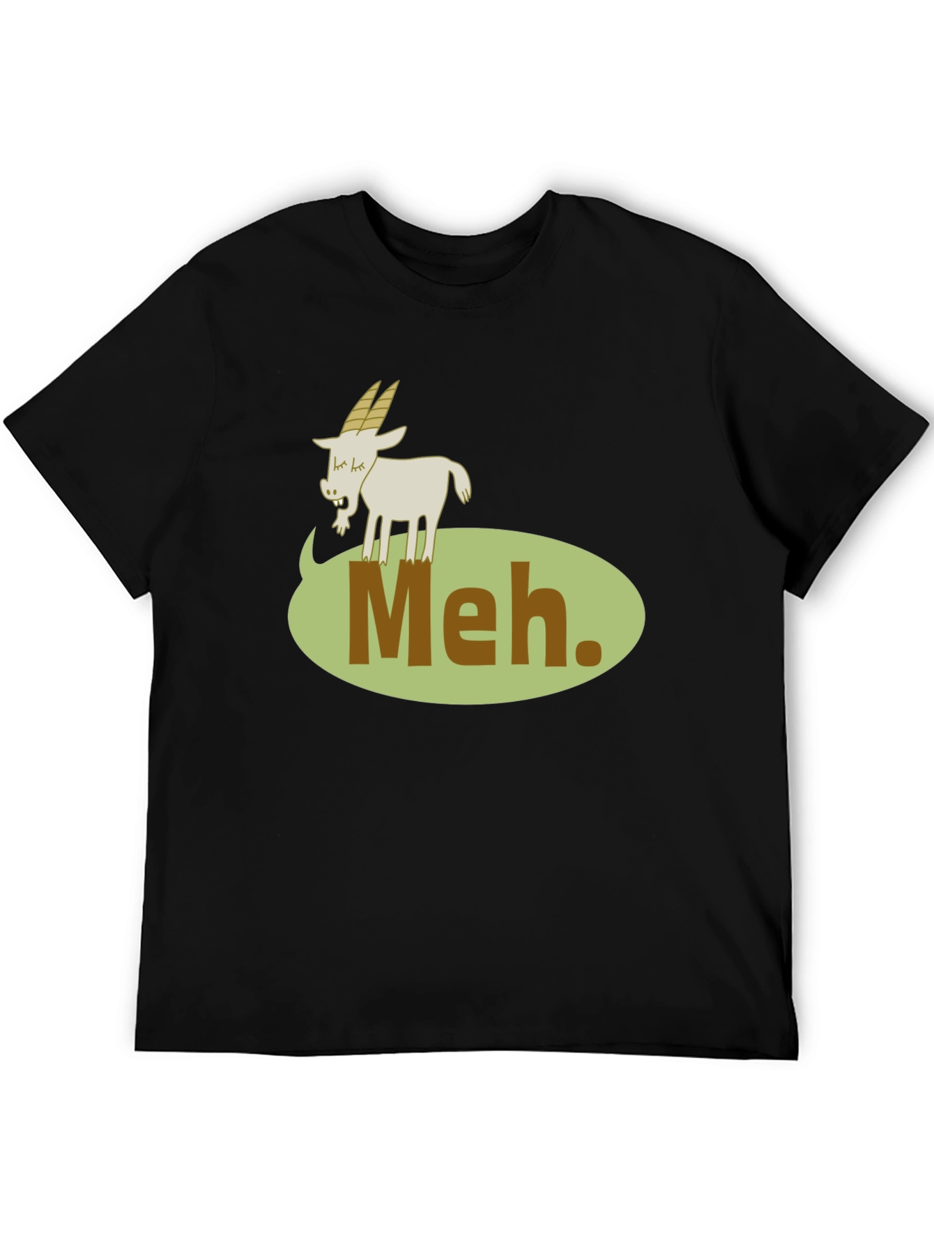 Meh. Goat Graphic T-Shirt - Casual Comfort