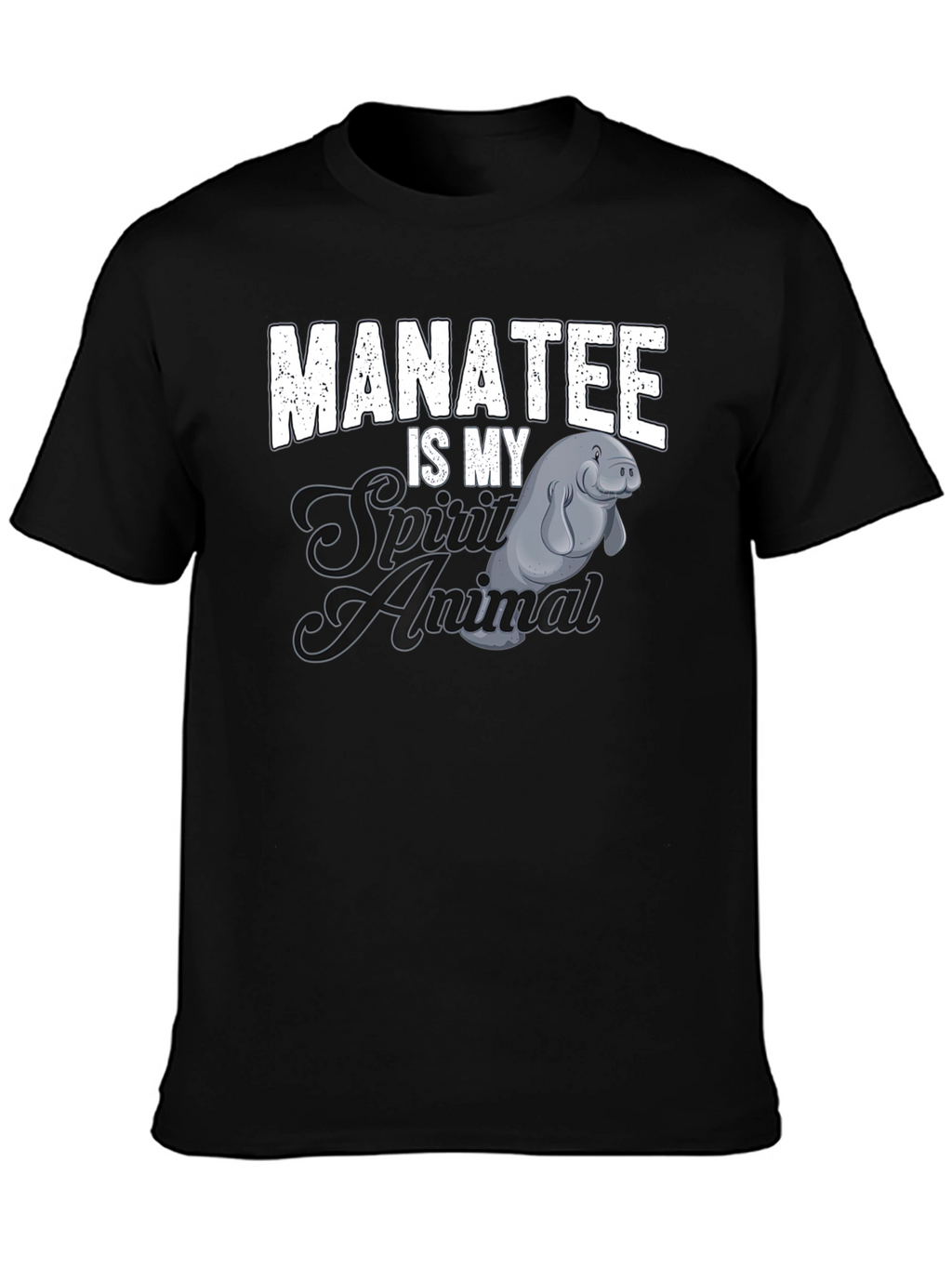 Manatee Spirit Animal Graphic Tee