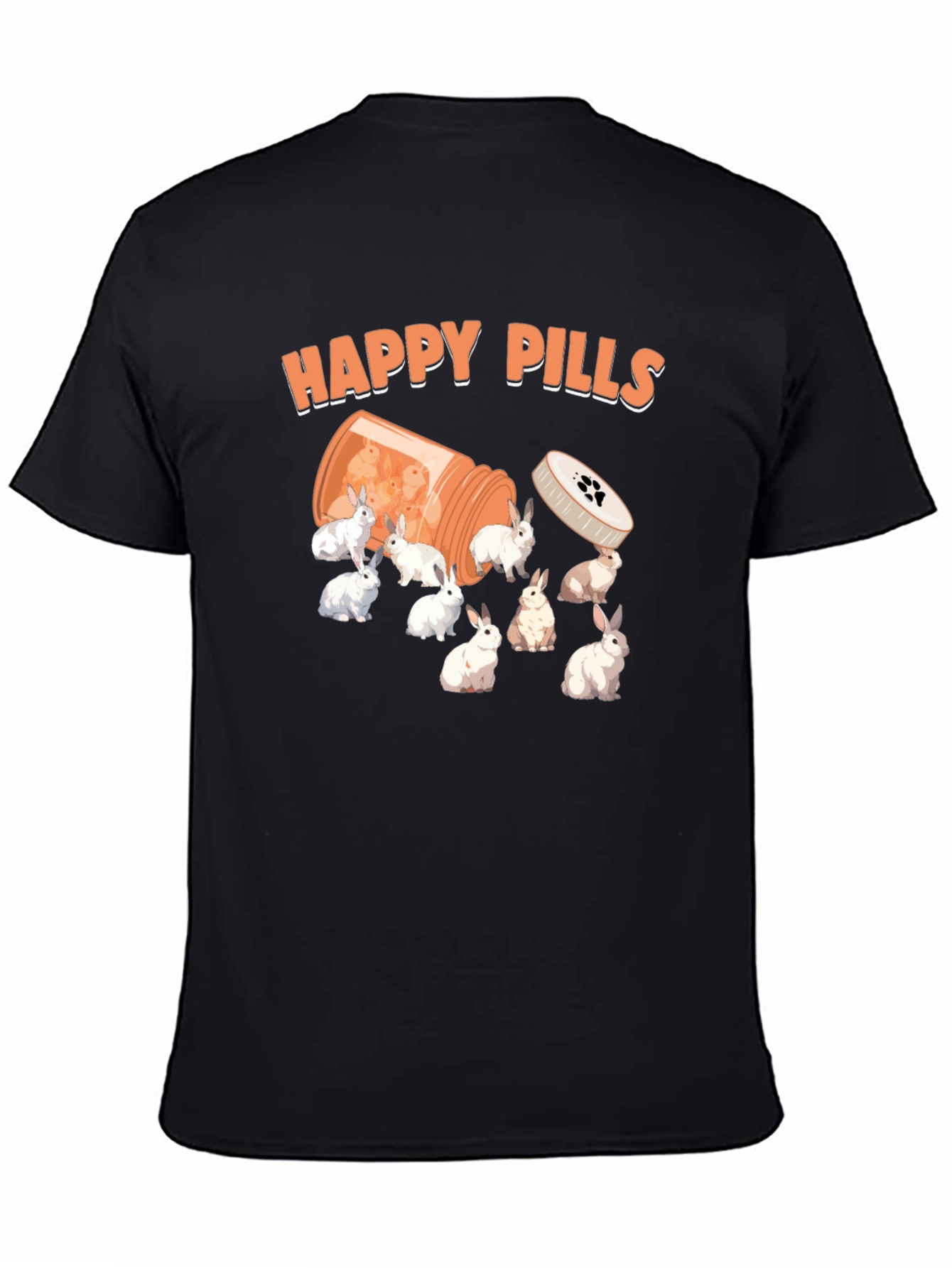 Happy Pills Funny Bunny T-Shirt