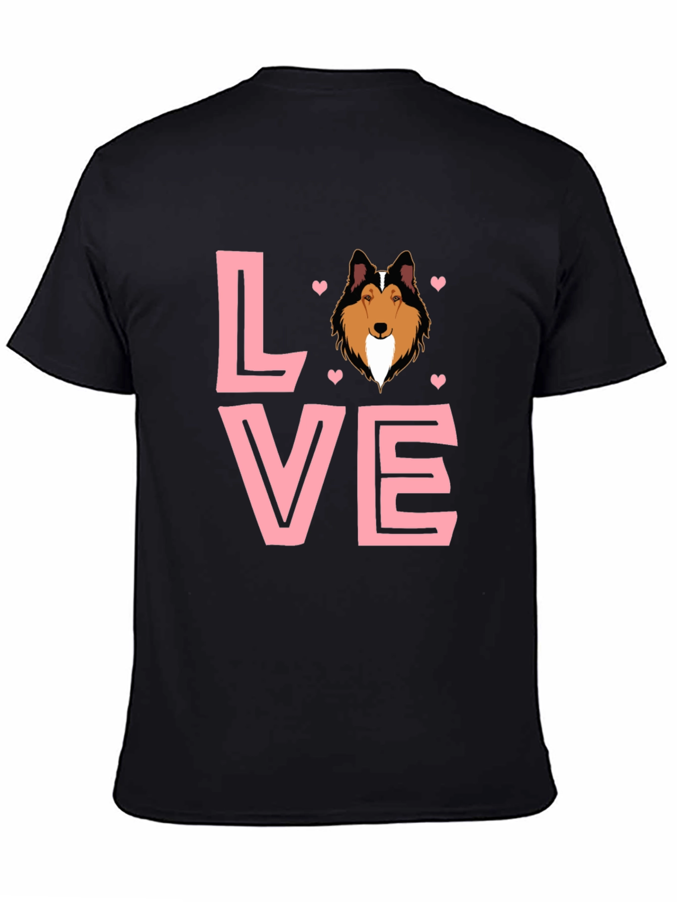 Dog Breed LOVE Graphic Tee - Black