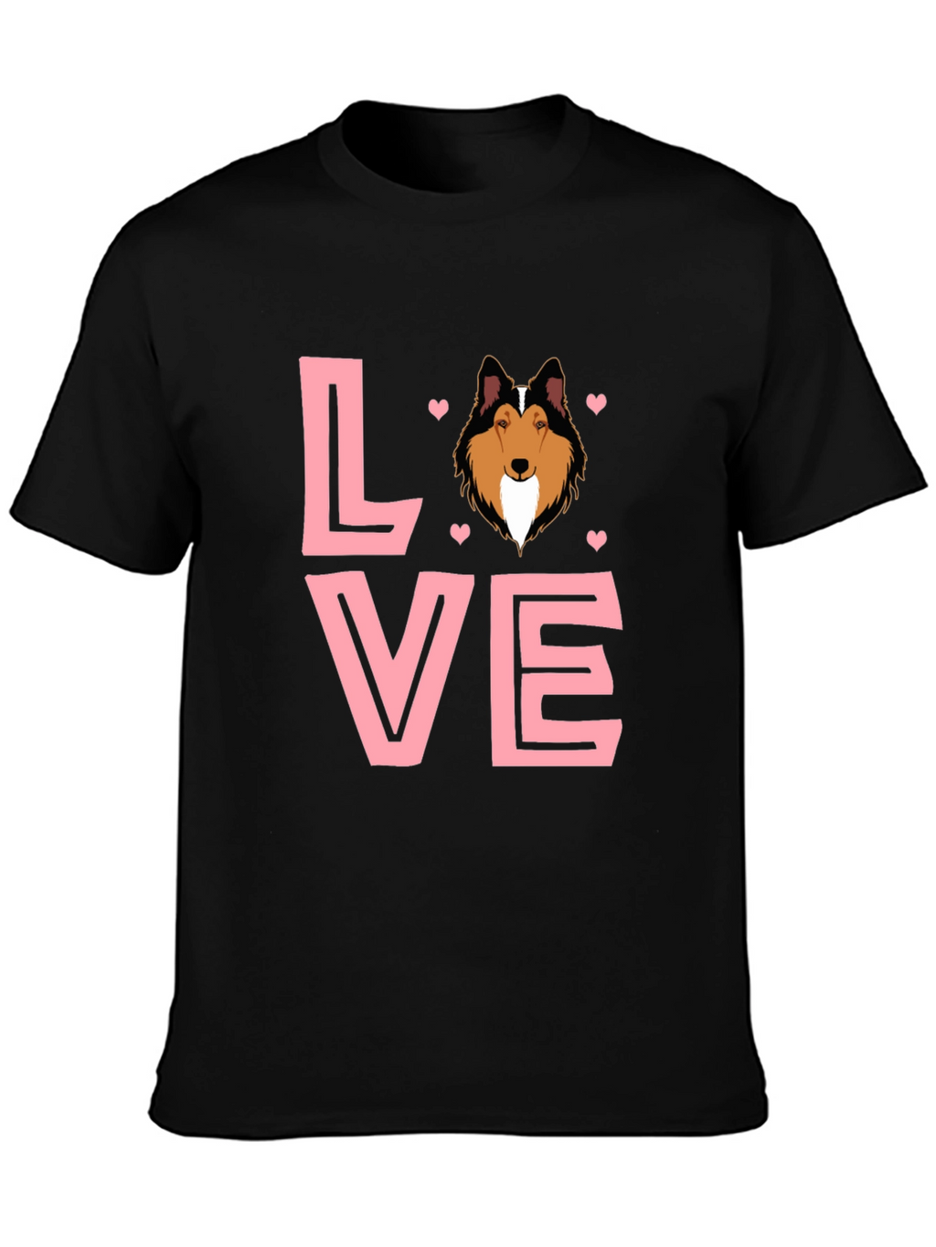 Dog Breed LOVE Graphic Tee - Black