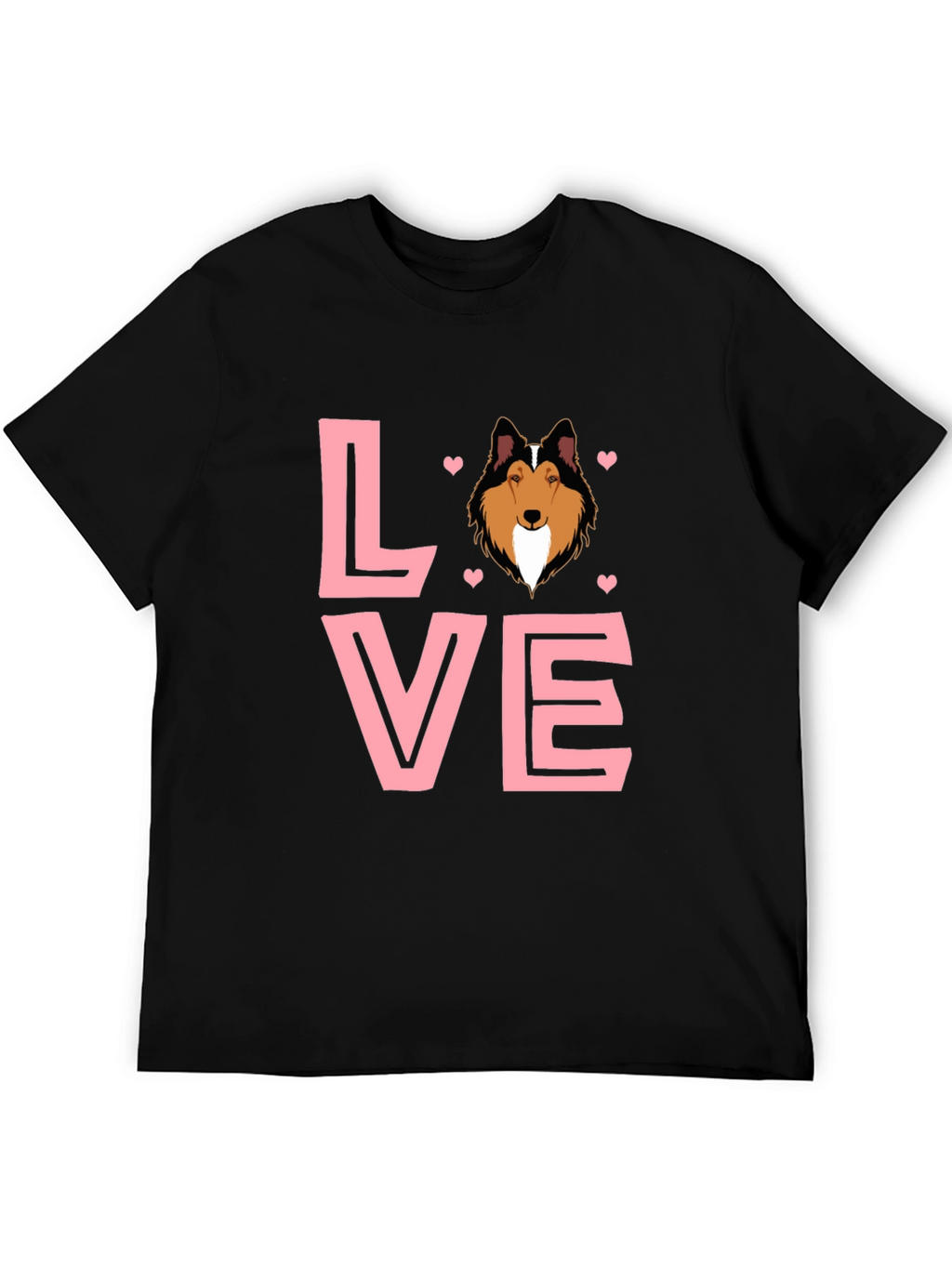 Dog Breed LOVE Graphic Tee - Black