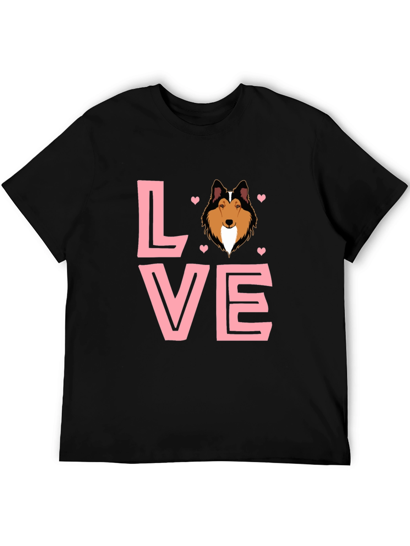 Dog Breed LOVE Graphic Tee - Black
