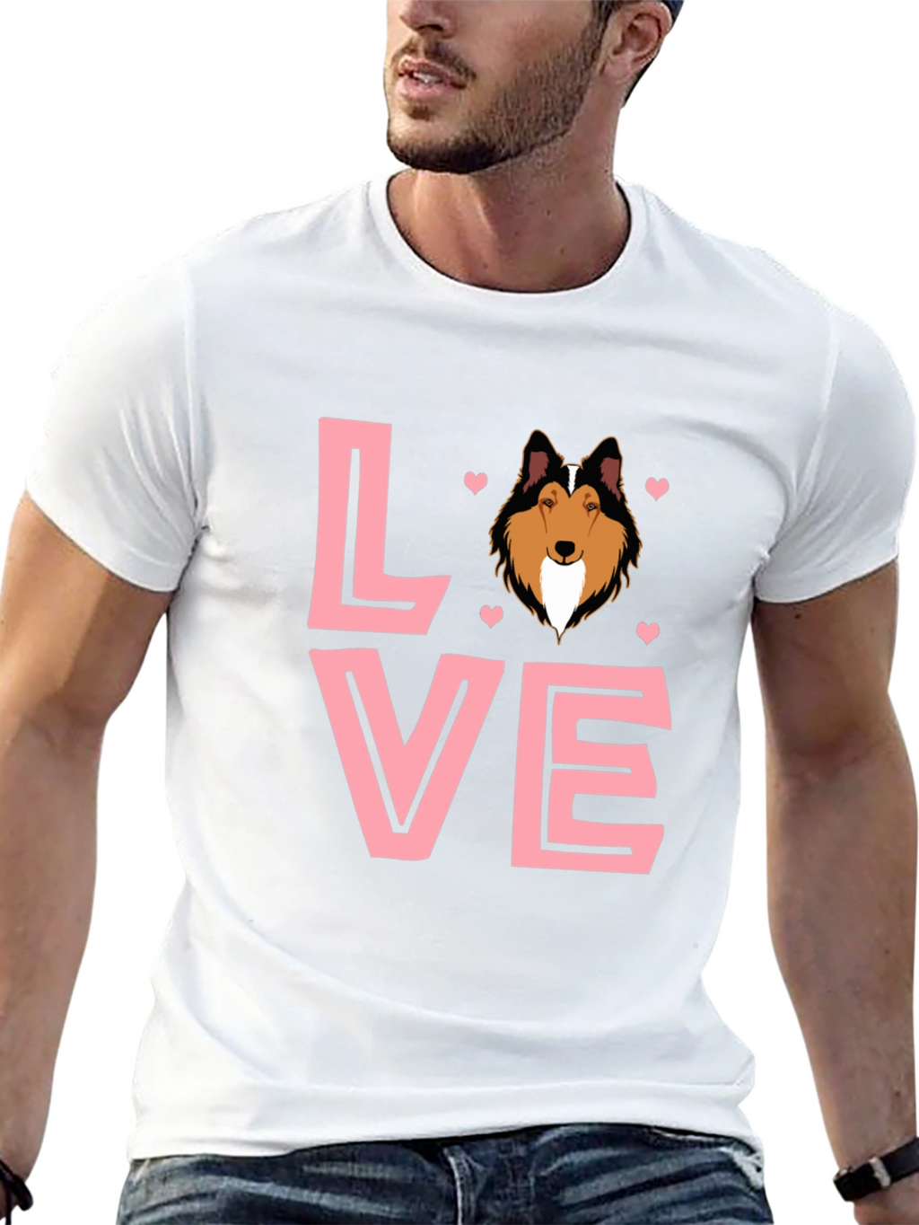 Dog Breed LOVE Graphic Tee - Black
