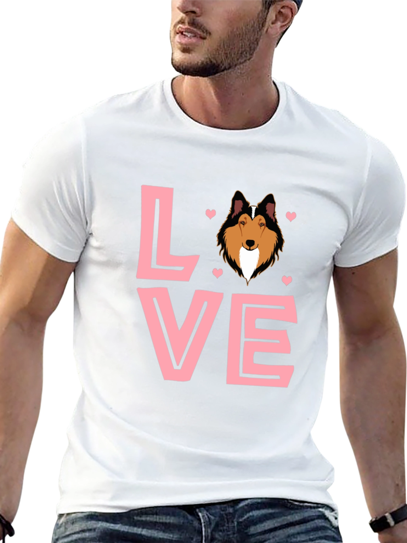 Dog Breed LOVE Graphic Tee - Black