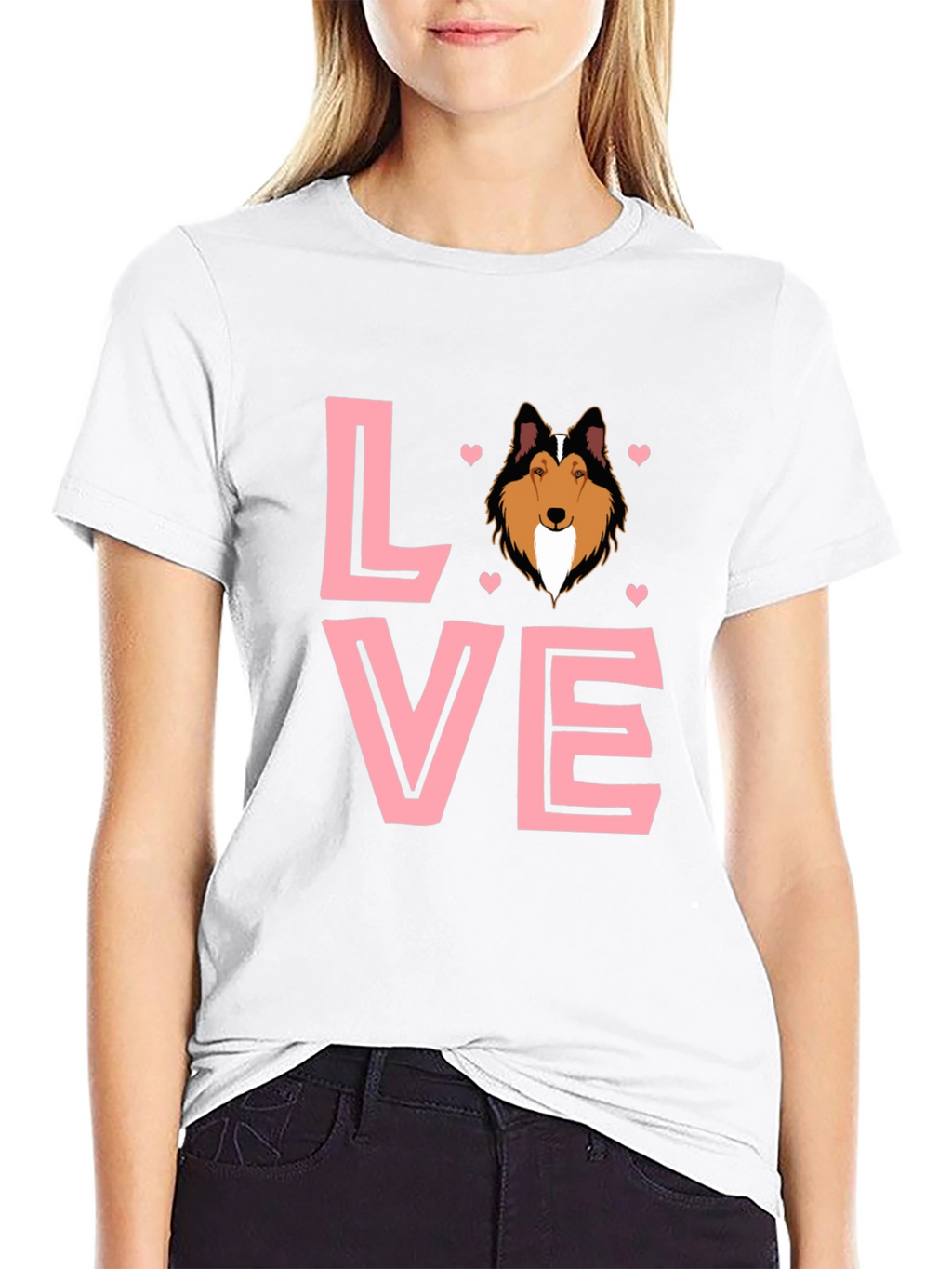 Dog Breed LOVE Graphic Tee - Black
