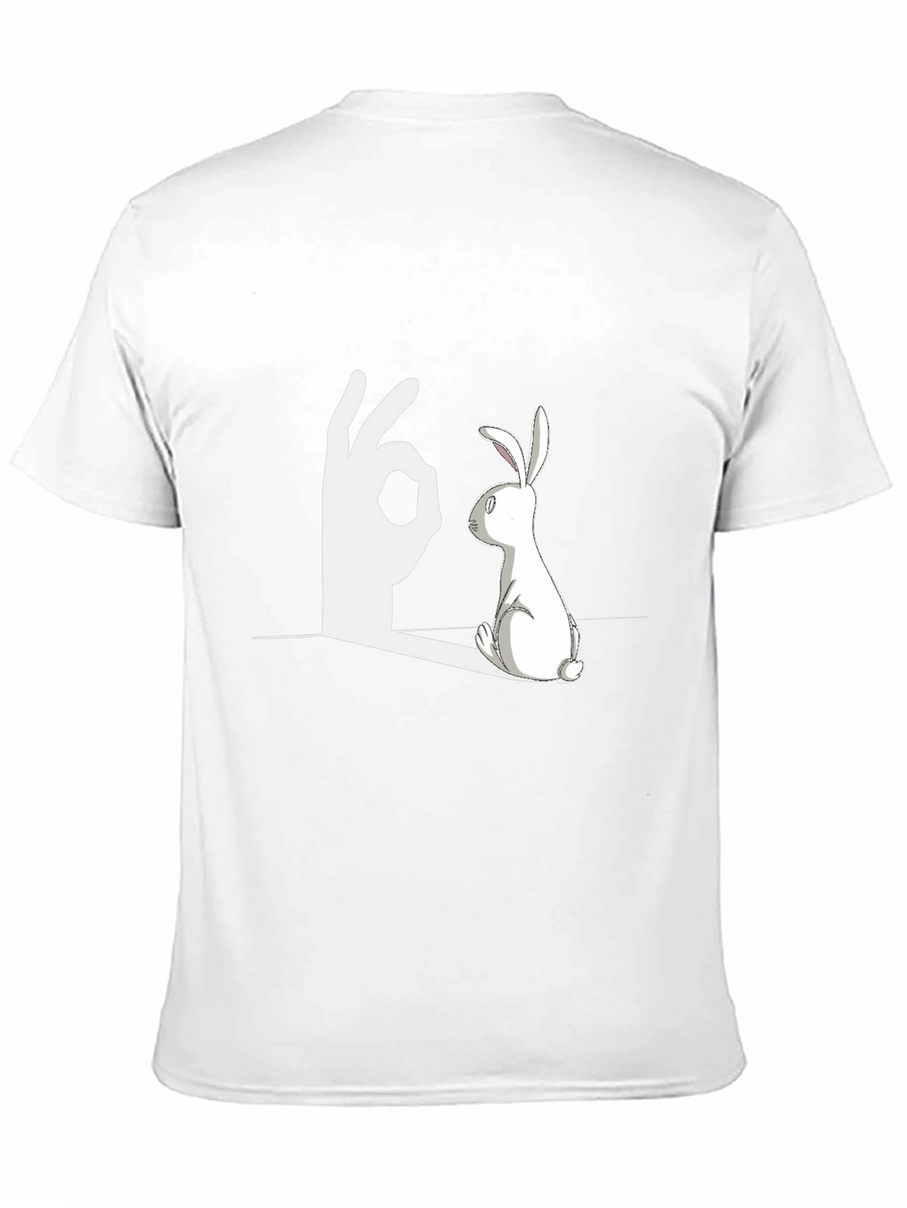 Rabbit Shadow Illusion Graphic Tee