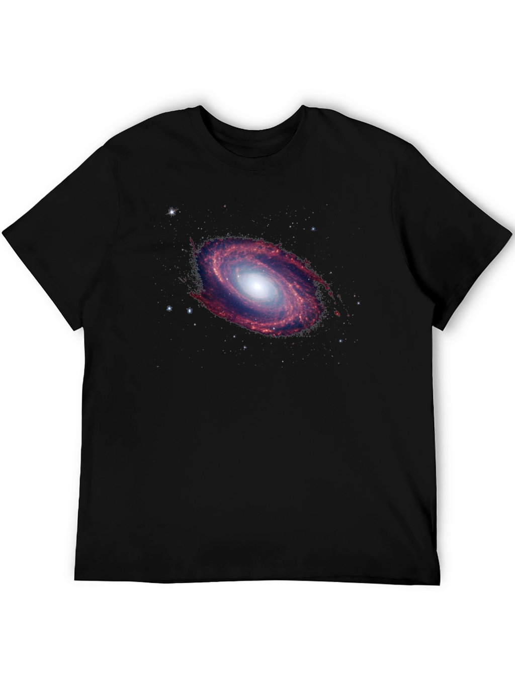 Galaxy Print Black T-Shirt - Space Design