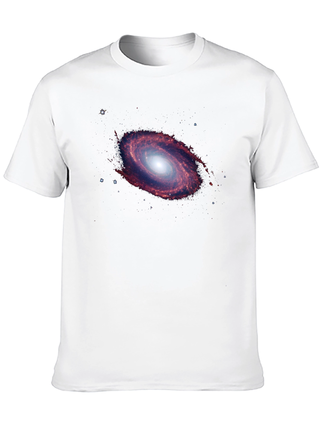 Galaxy Print Black T-Shirt - Space Design