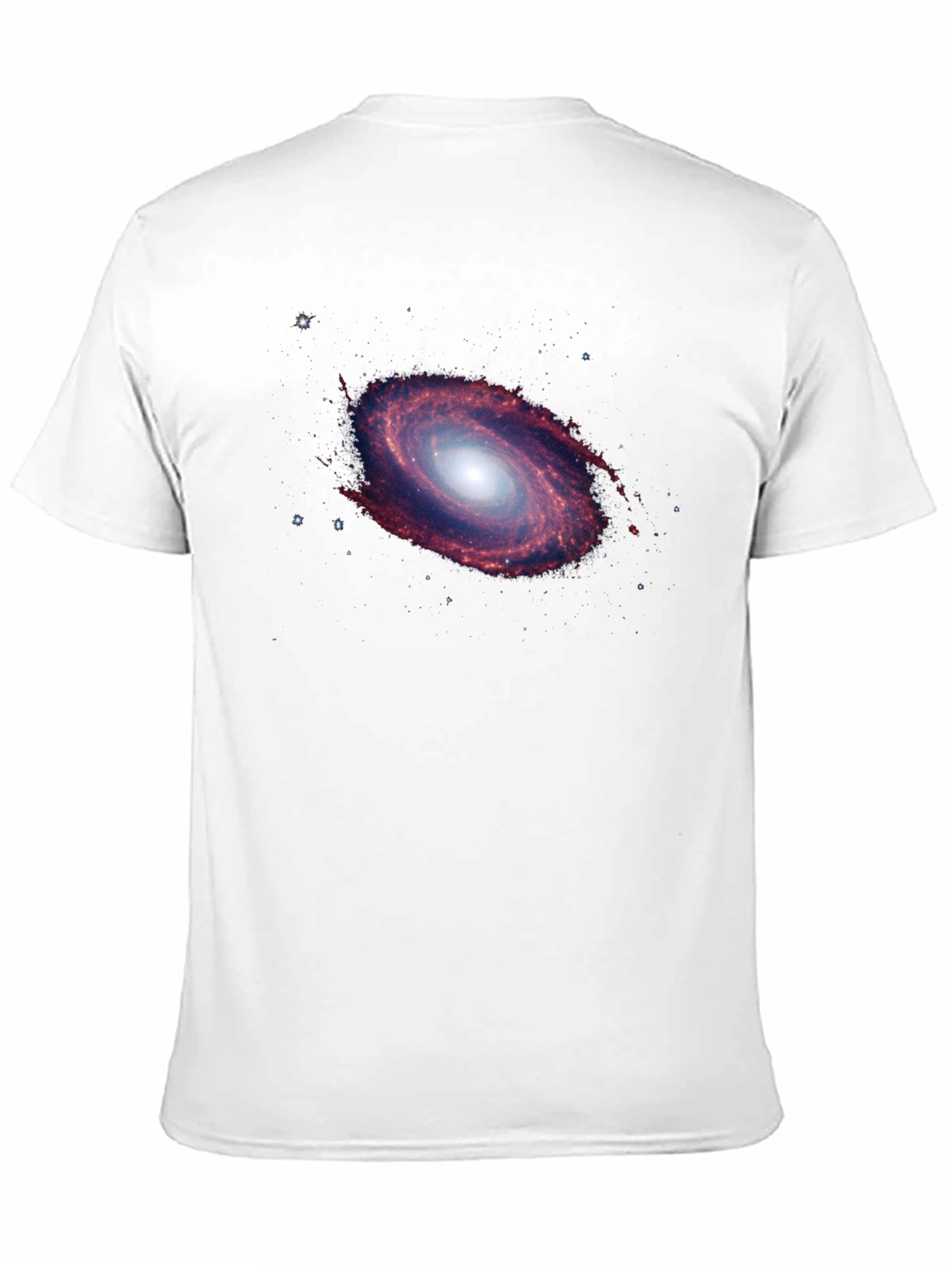 Galaxy Print Black T-Shirt - Space Design