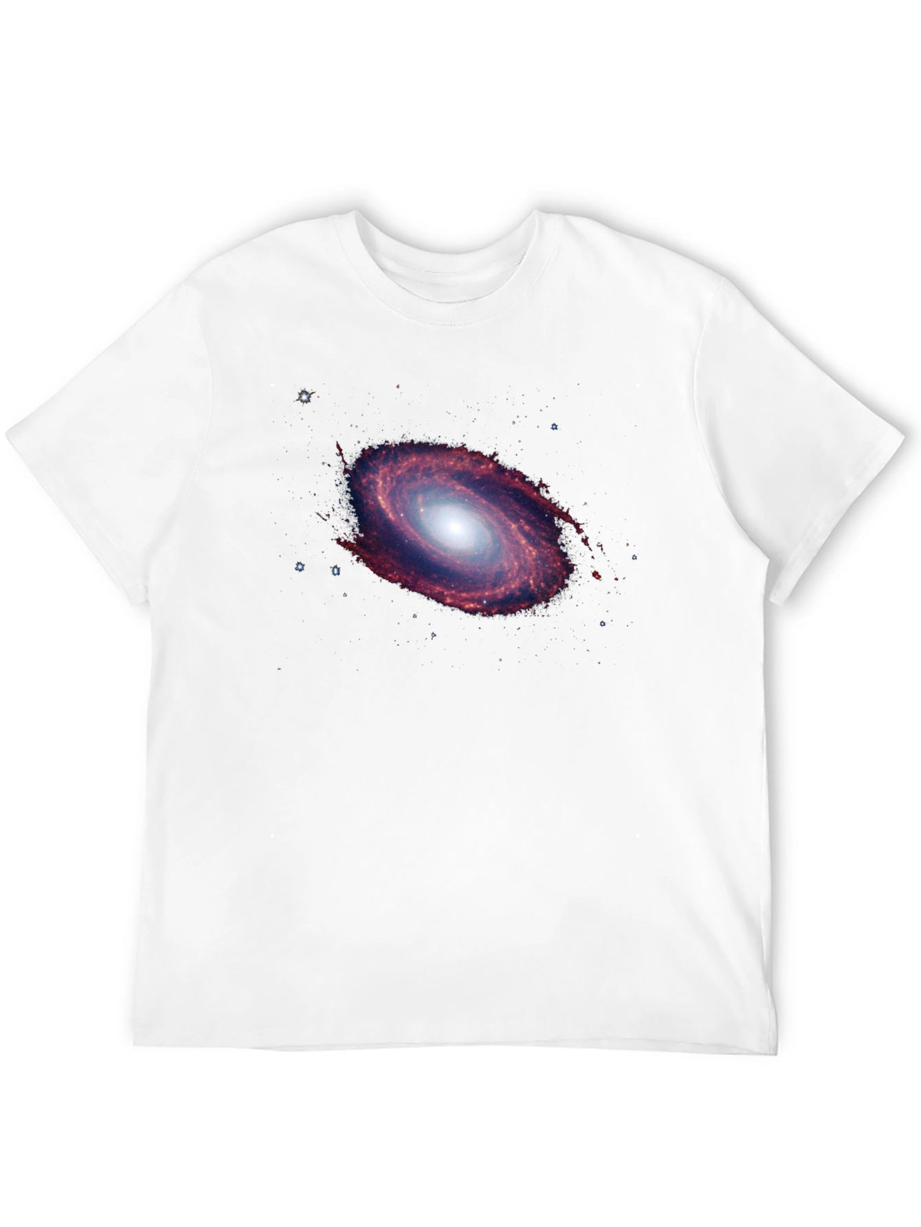 Galaxy Print Black T-Shirt - Space Design