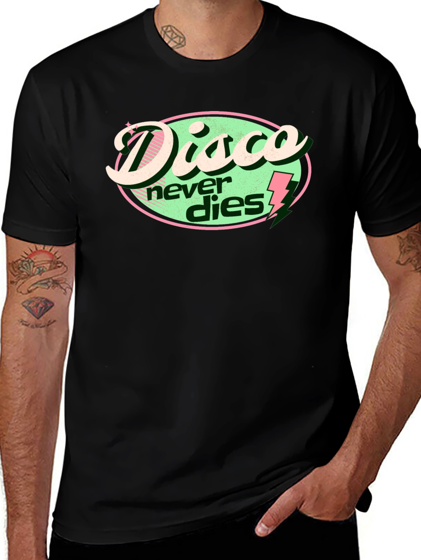 Disco Never Dies Graphic T-Shirt