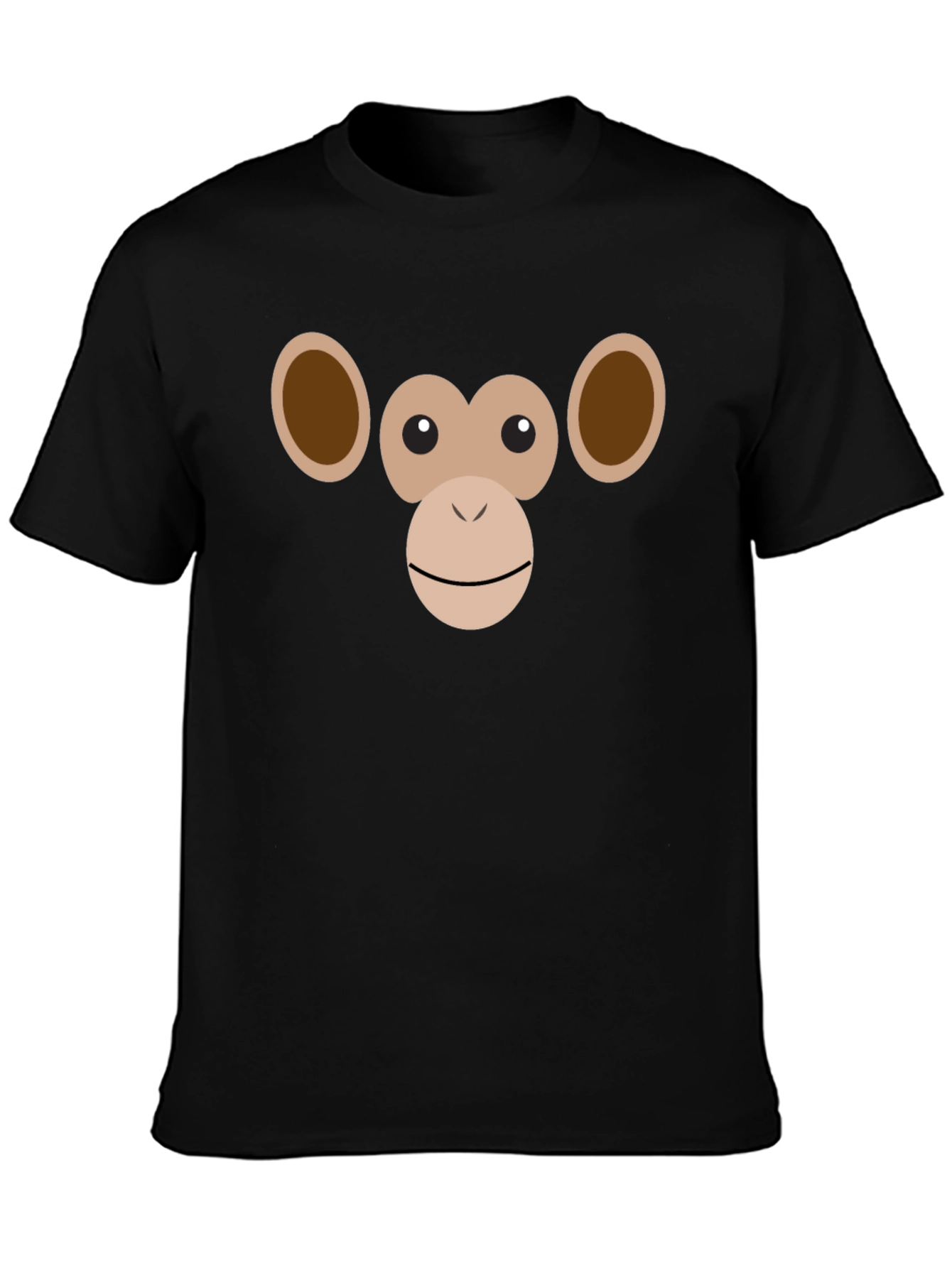 Funny Chimpanzee Face Graphic Tee