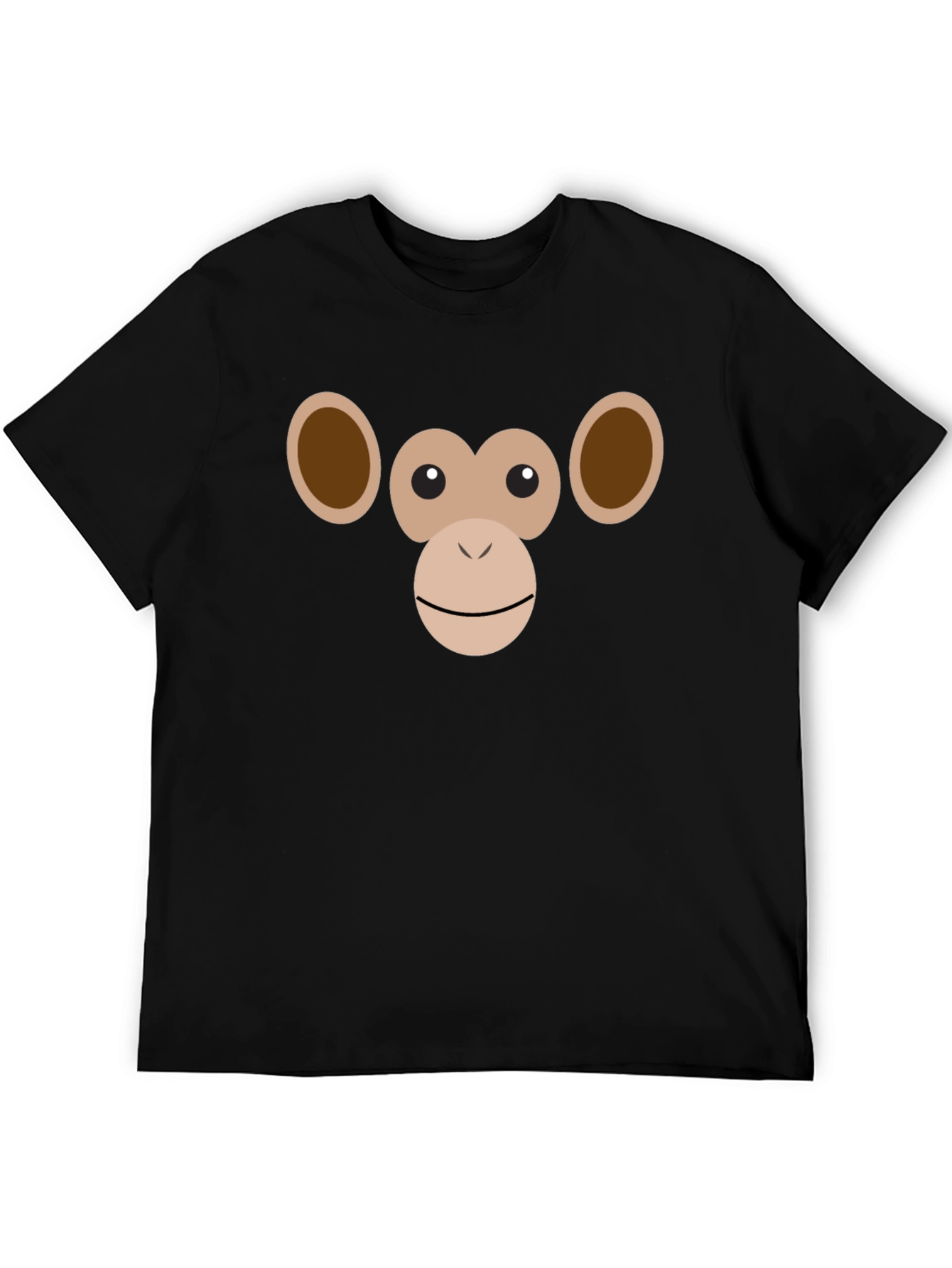 Funny Chimpanzee Face Graphic Tee
