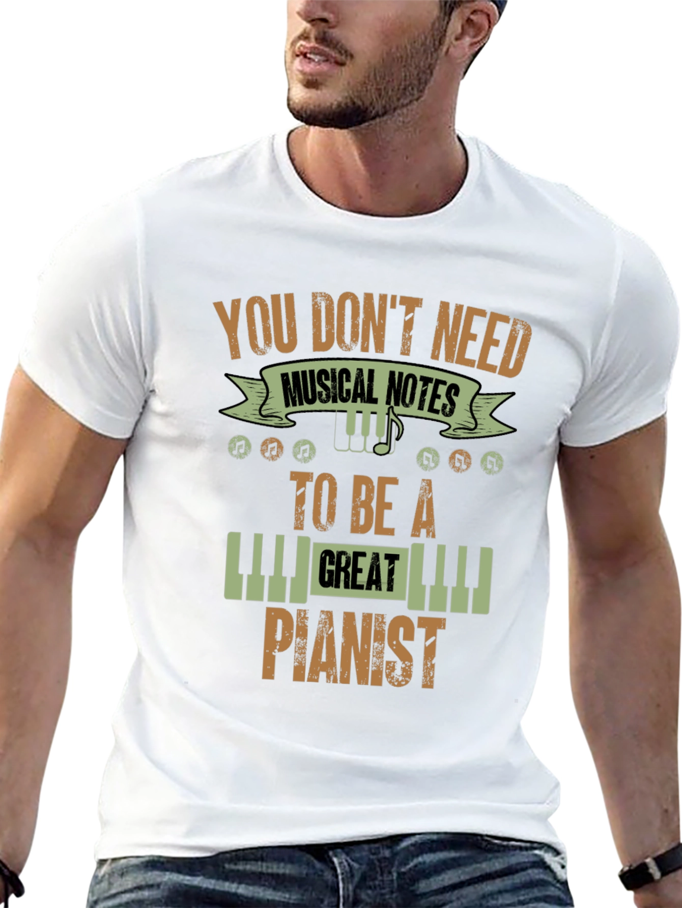 You Dont Need Musical Notes Pianist T-Shirt