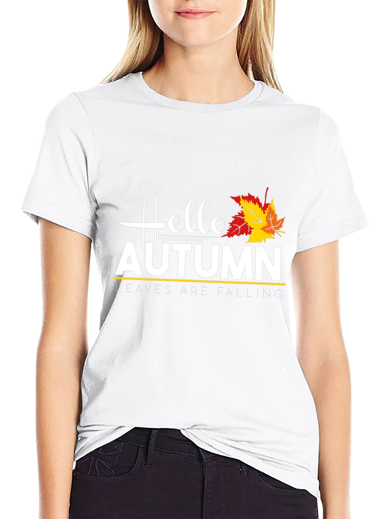 Hello Autumn Graphic T-Shirt