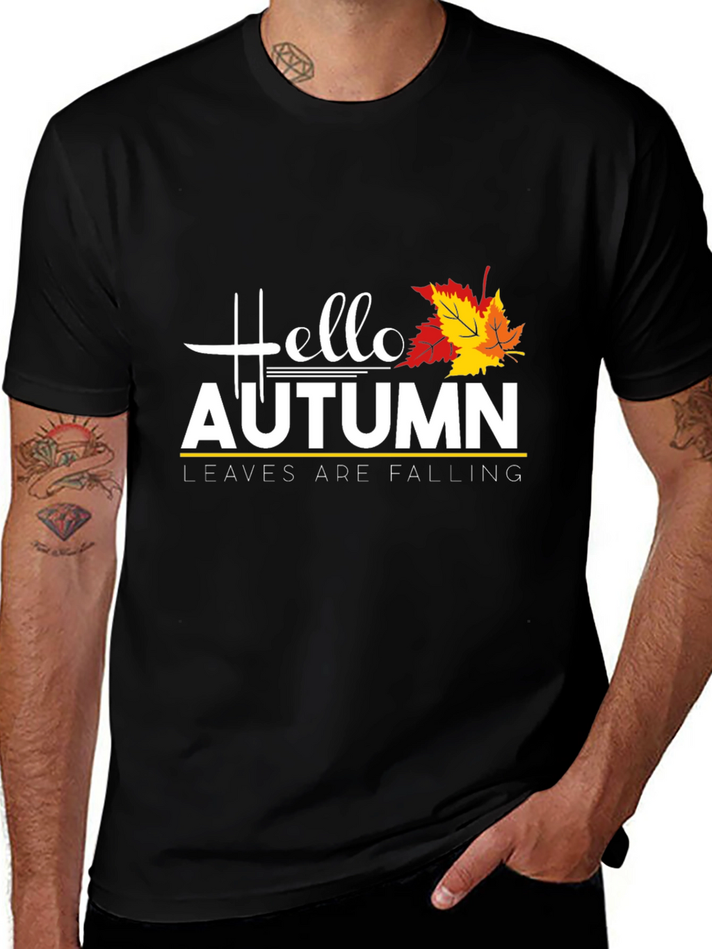 Hello Autumn Graphic T-Shirt