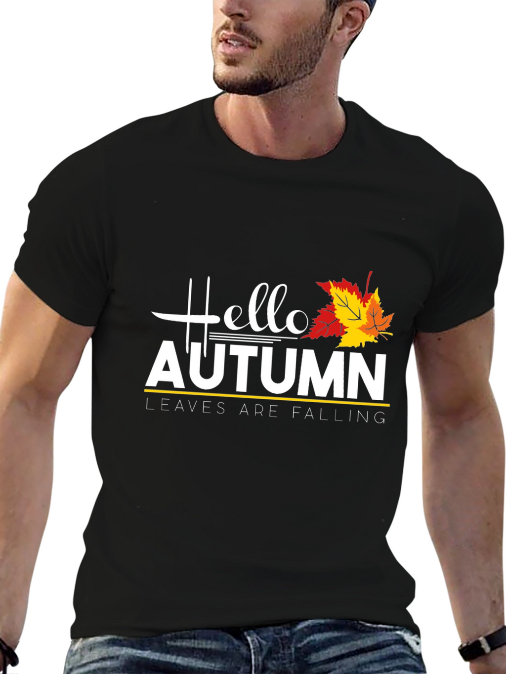Hello Autumn Graphic T-Shirt