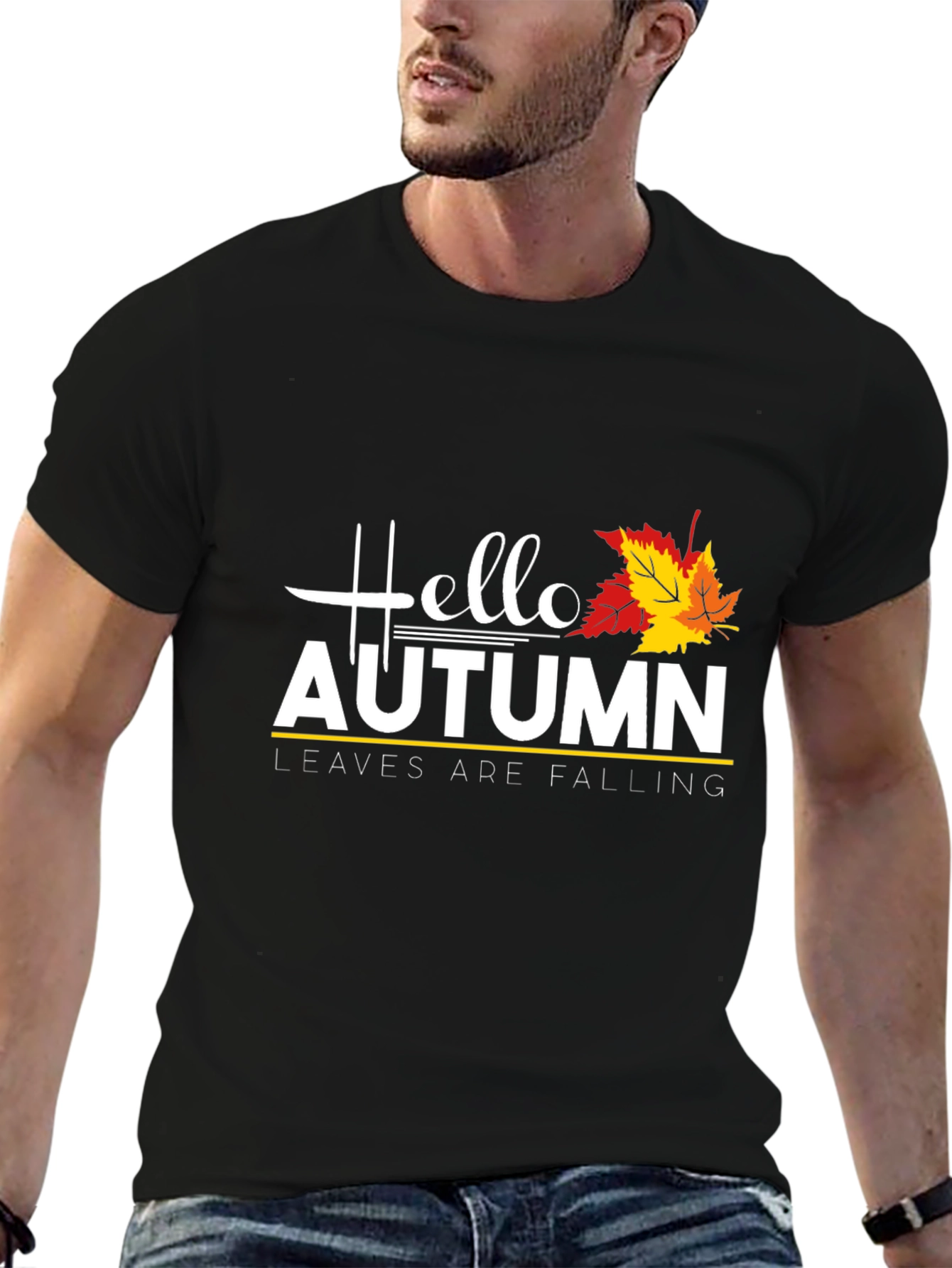 Hello Autumn Graphic T-Shirt