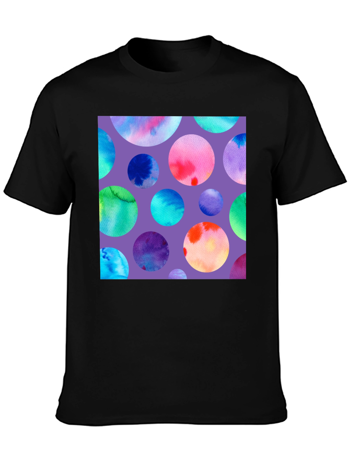 Watercolor Circles Graphic Tee