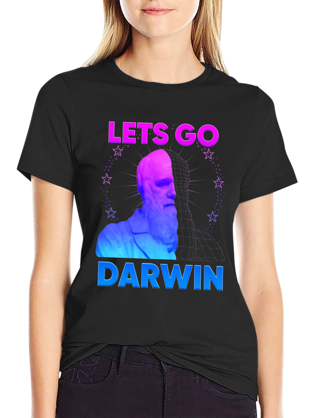 Lets Go Darwin T-Shirt: Humorous Evolution Tee