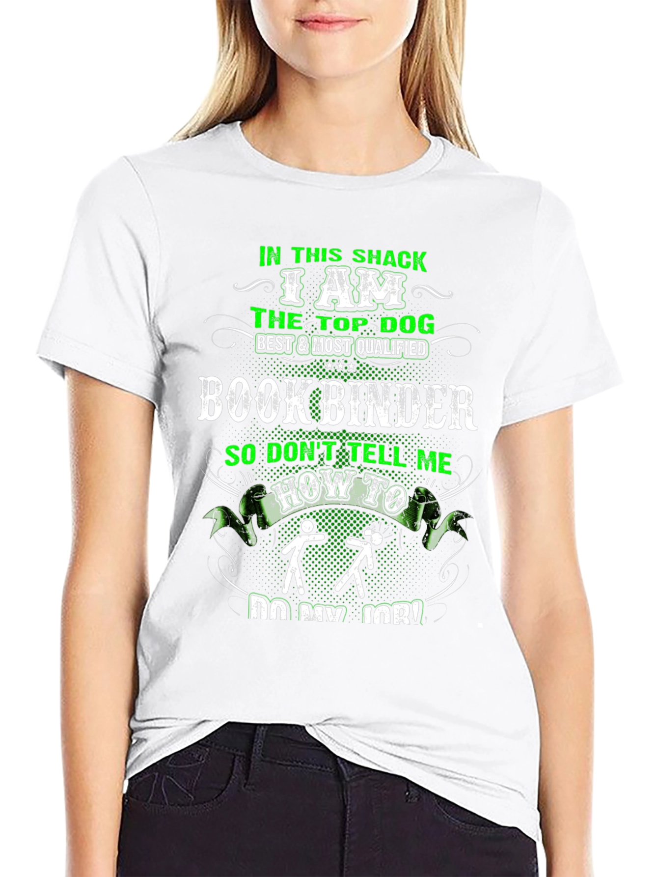 Book Binder Top Dog Graphic Tee