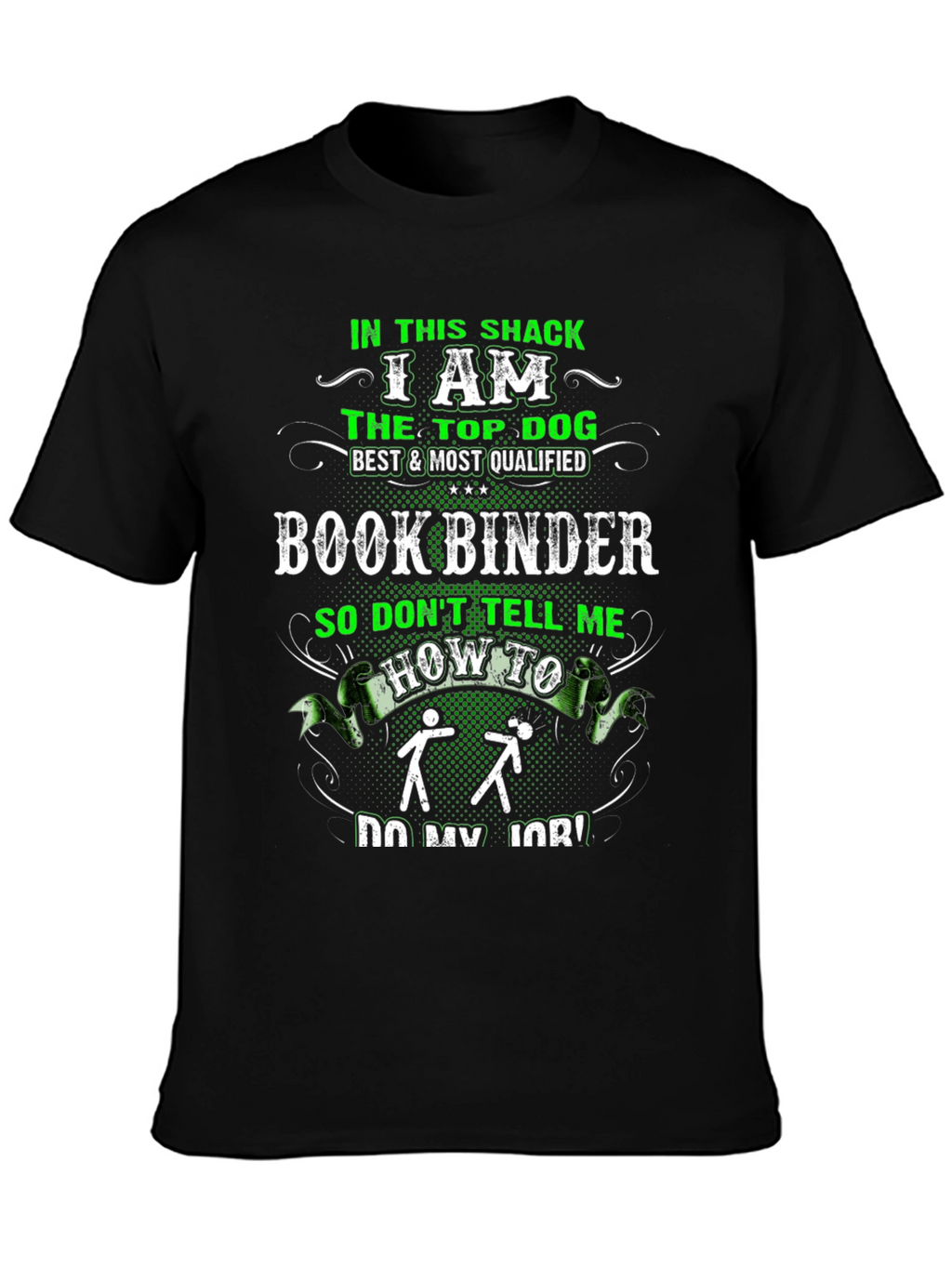 Book Binder Top Dog Graphic Tee