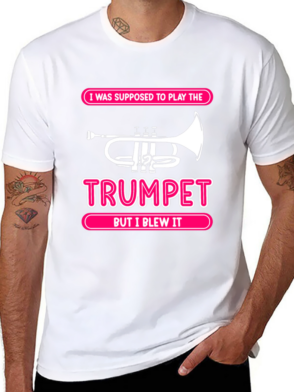Trumpet Pun T-Shirt - But I Blew It Tee