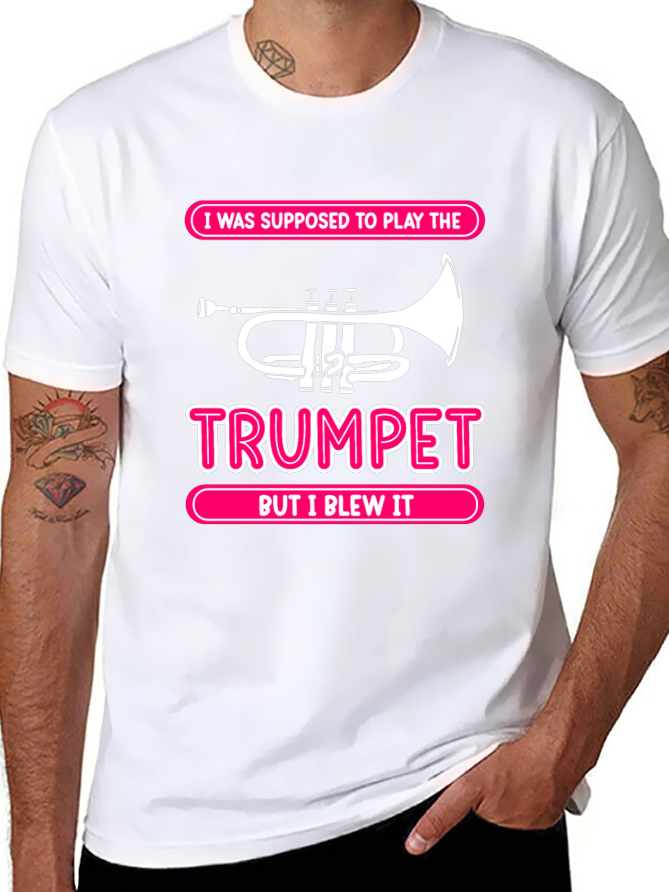 Trumpet Pun T-Shirt - But I Blew It Tee