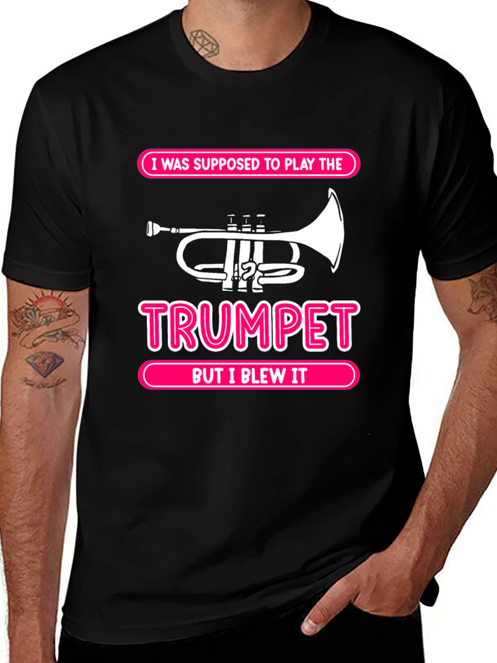 Trumpet Pun T-Shirt - But I Blew It Tee