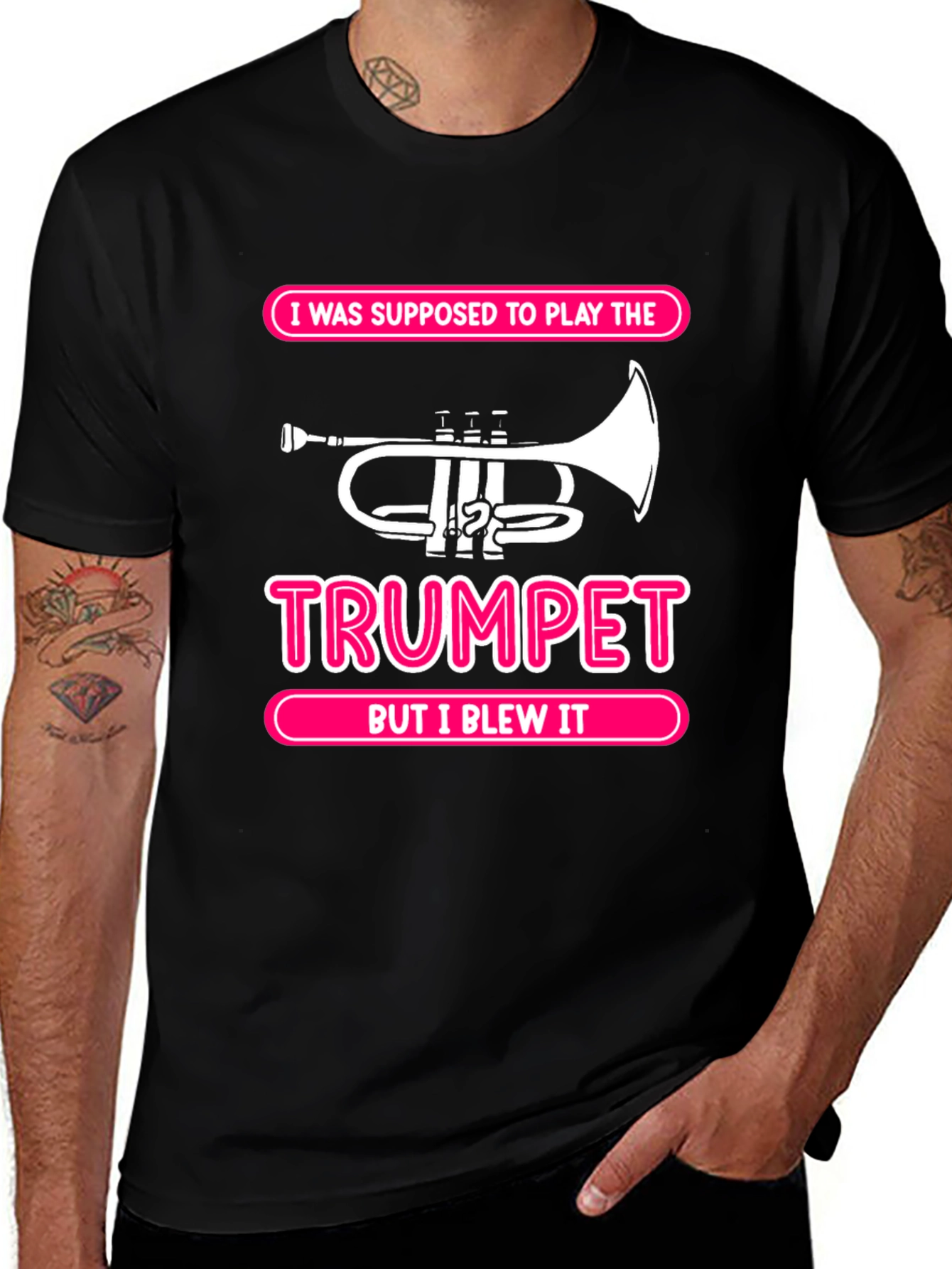 Trumpet Pun T-Shirt - But I Blew It Tee
