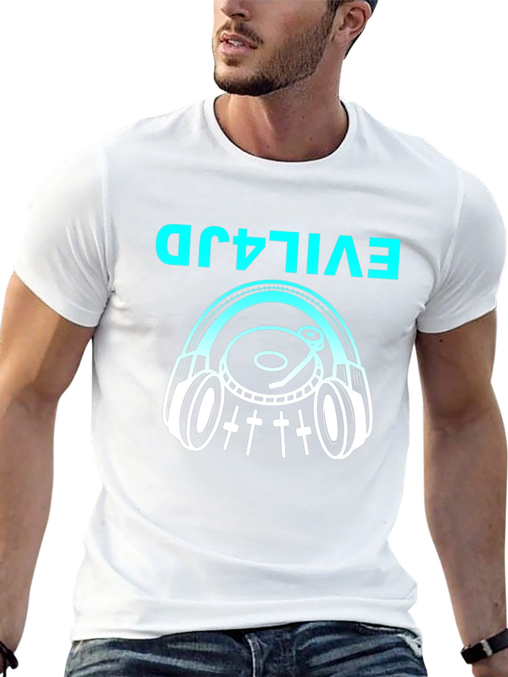Evil4JD DJ Graphic Tee - Music Lovers T-Shirt