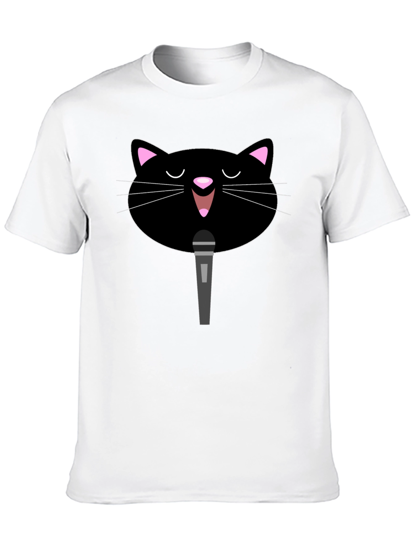 Karaoke Cat T-Shirt - Sing Your Heart Out!