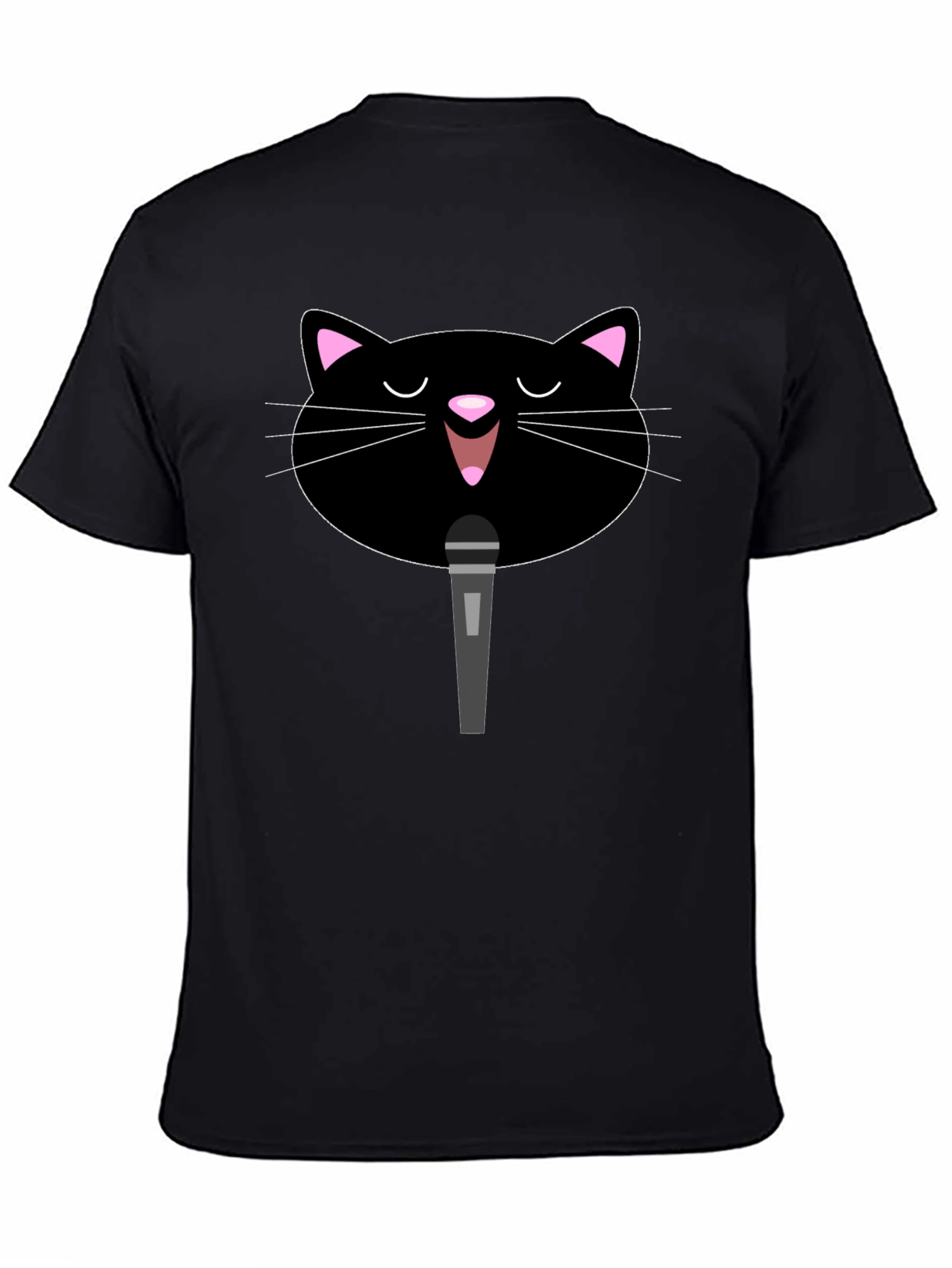 Karaoke Cat T-Shirt - Sing Your Heart Out!