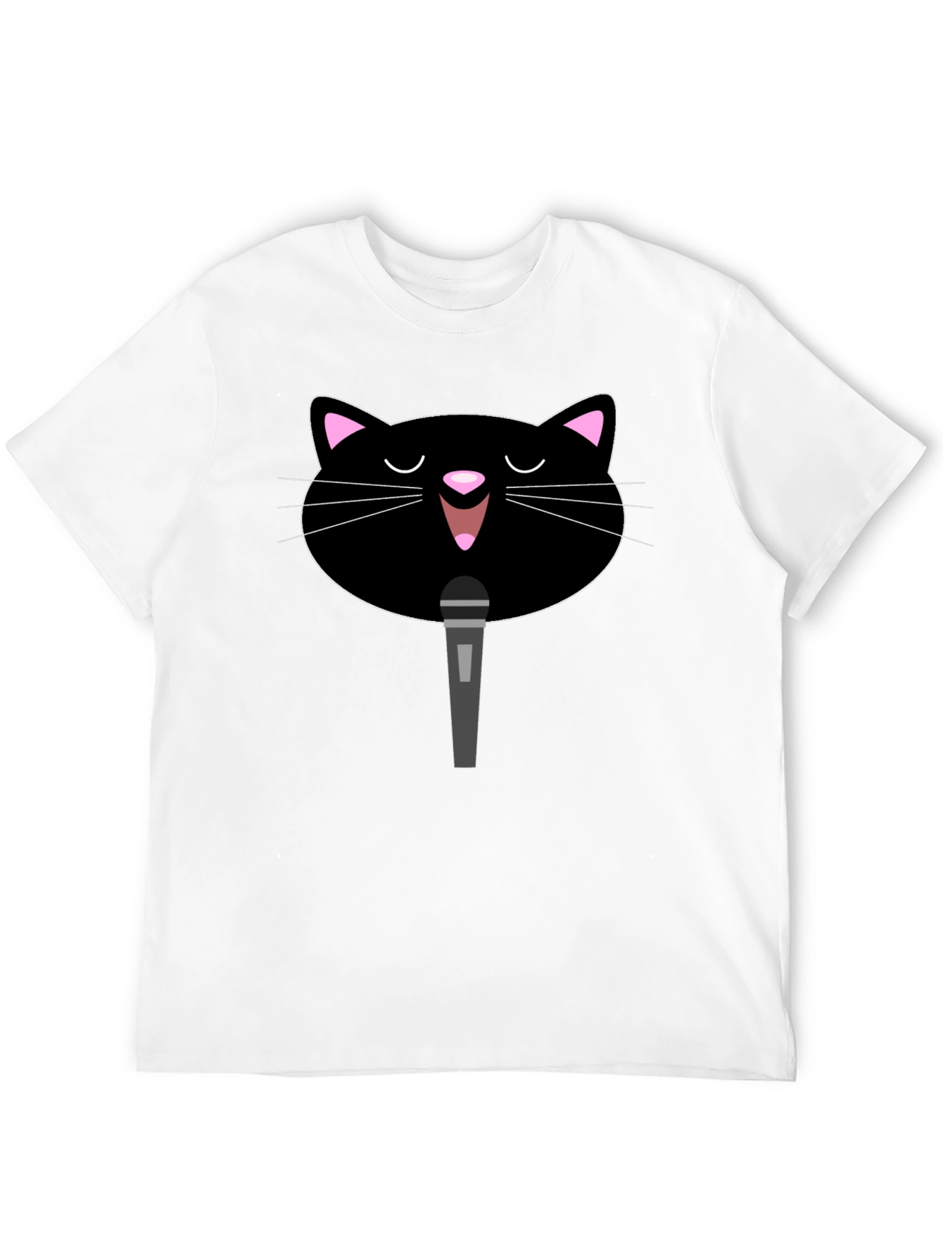 Karaoke Cat T-Shirt - Sing Your Heart Out!
