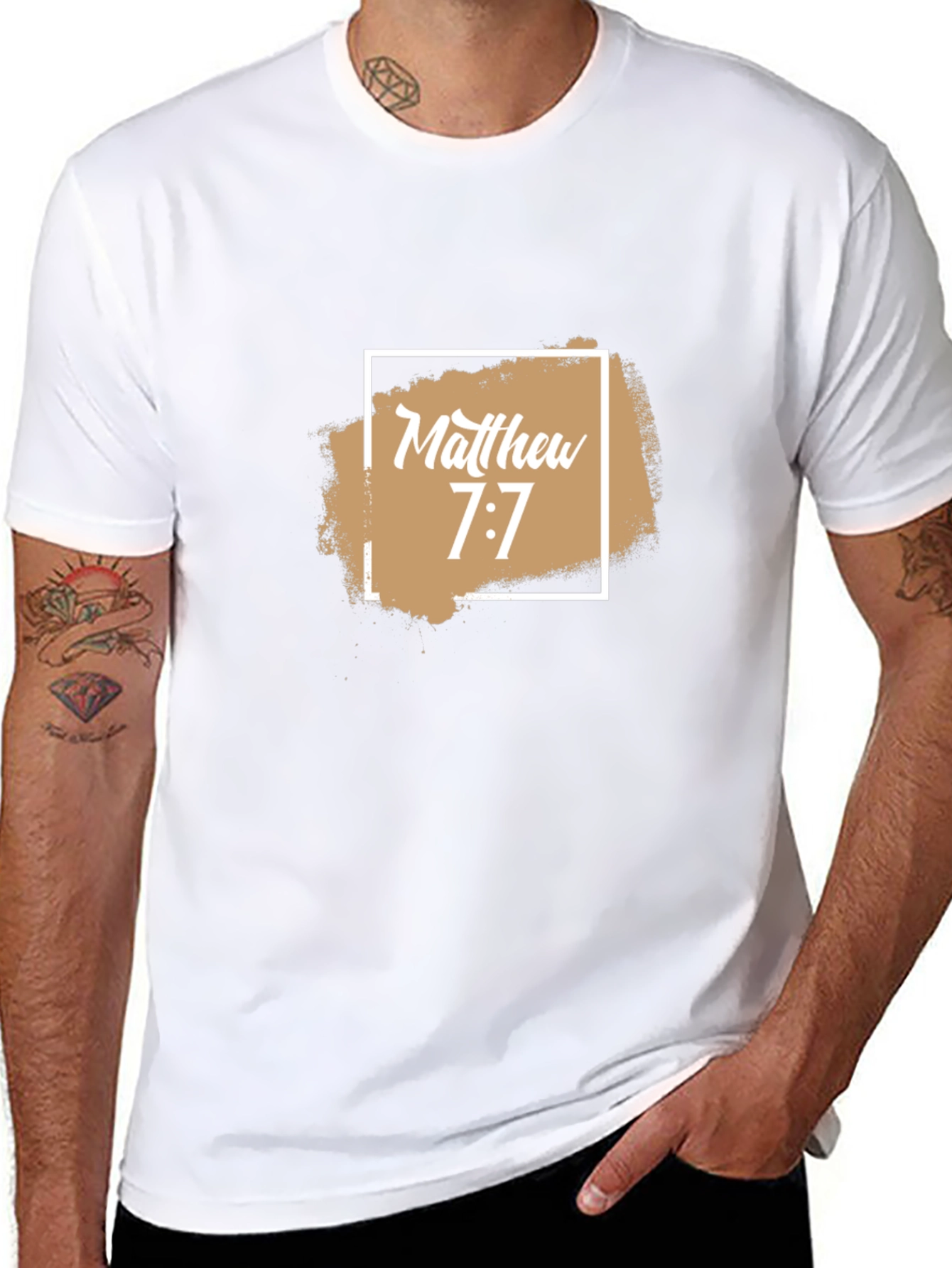 Matthew 7:7 Christian T-Shirt