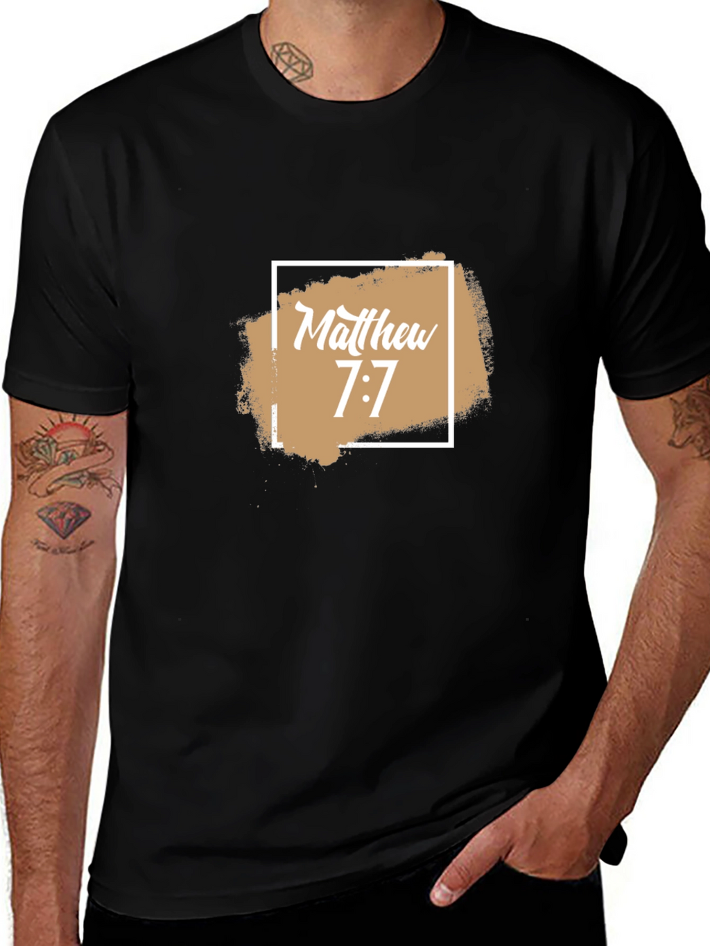Matthew 7:7 Christian T-Shirt