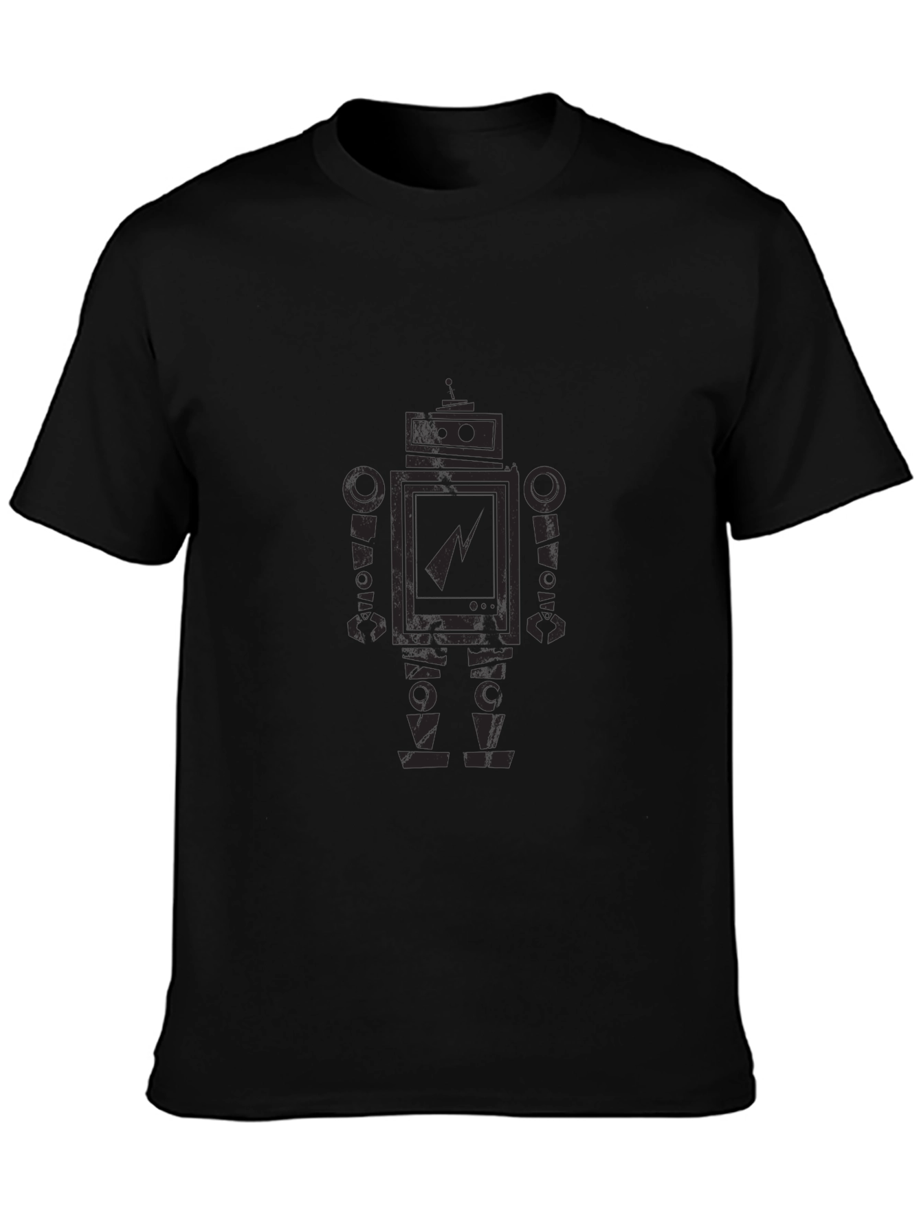 Robot Graphic Print T-Shirt