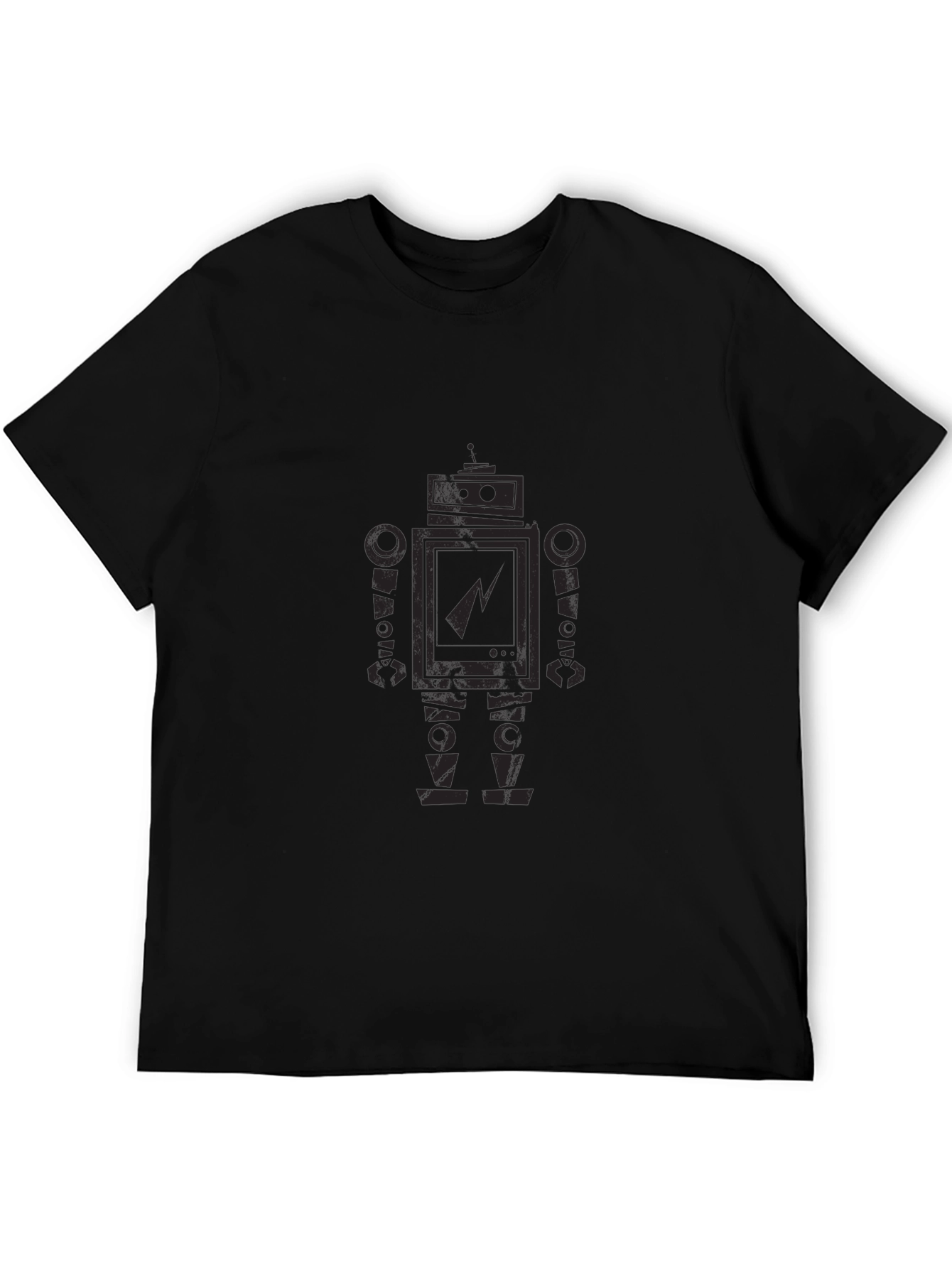 Robot Graphic Print T-Shirt