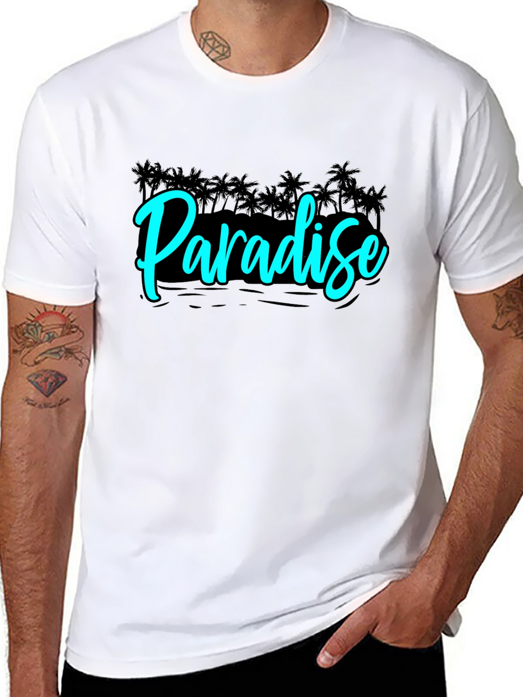 Paradise Graphic Tee - Island Getaway Style