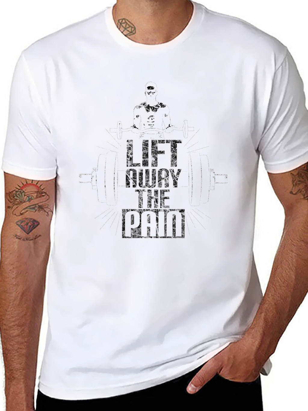 Lift Away The Pain Graphic T-Shirt