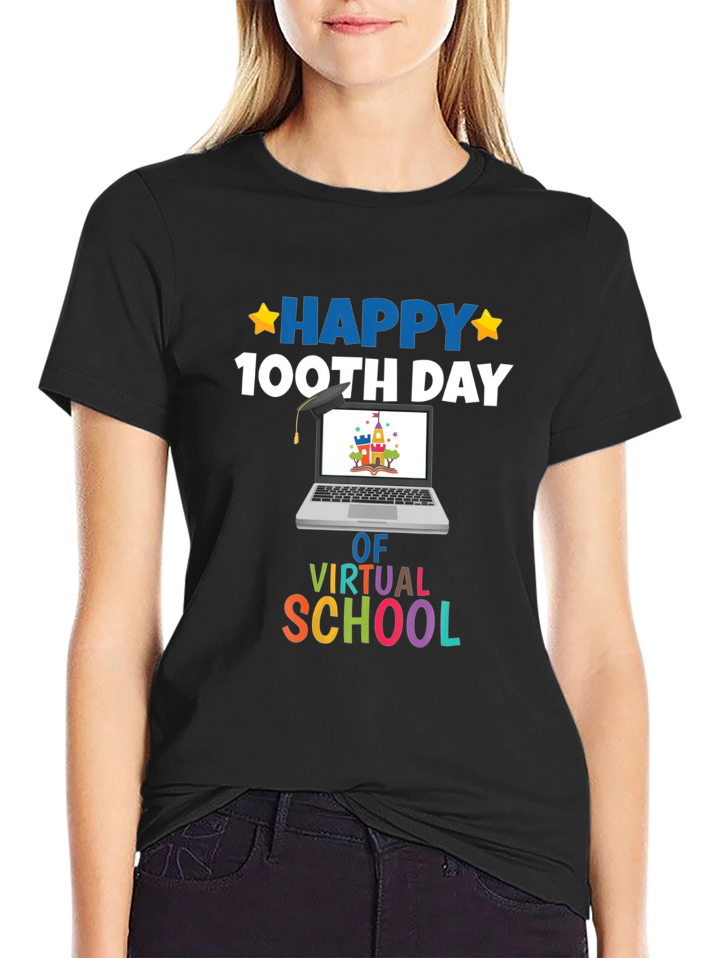 Happy 100th Day of Virtual School T-Shirt