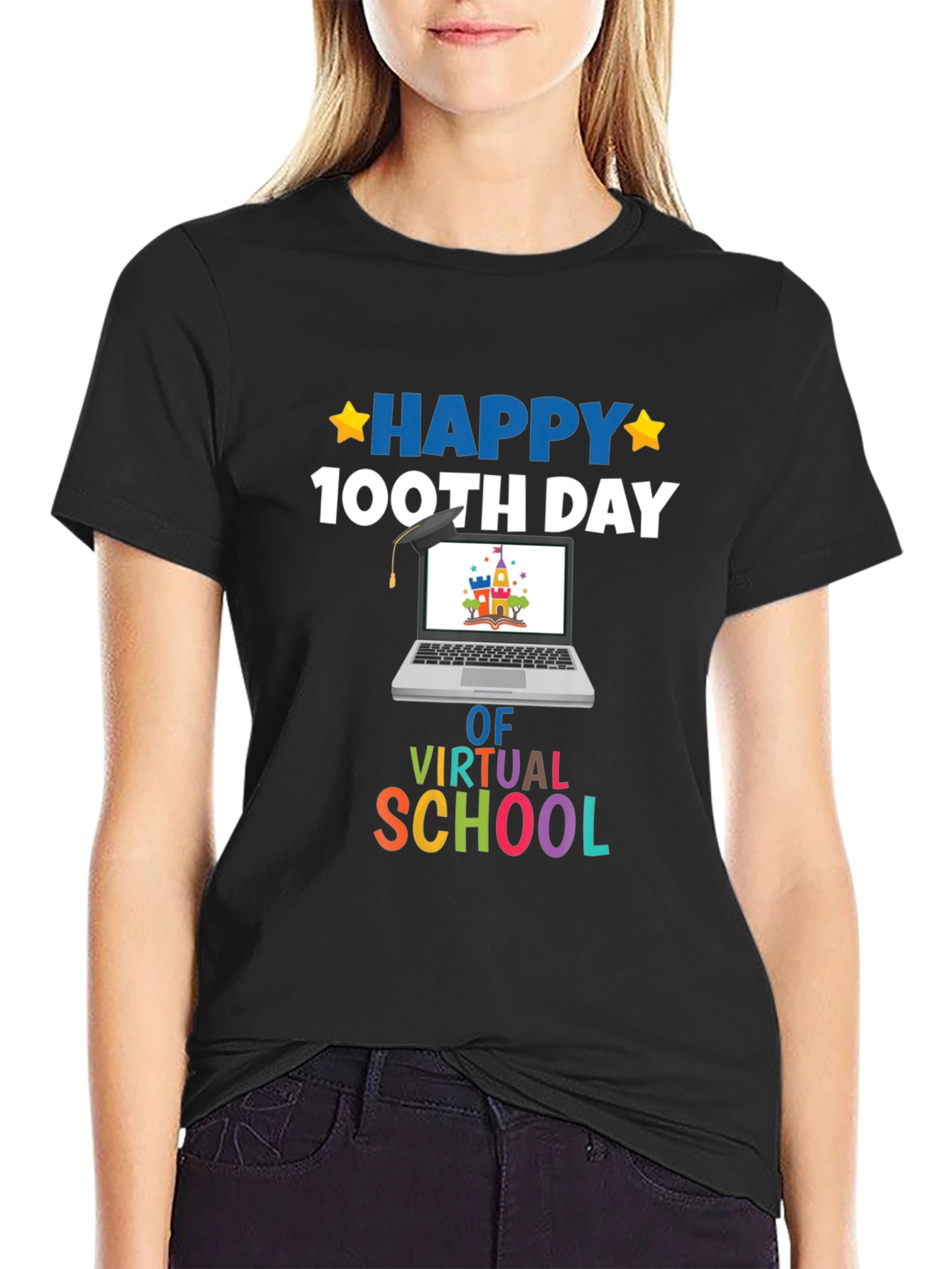 Happy 100th Day of Virtual School T-Shirt