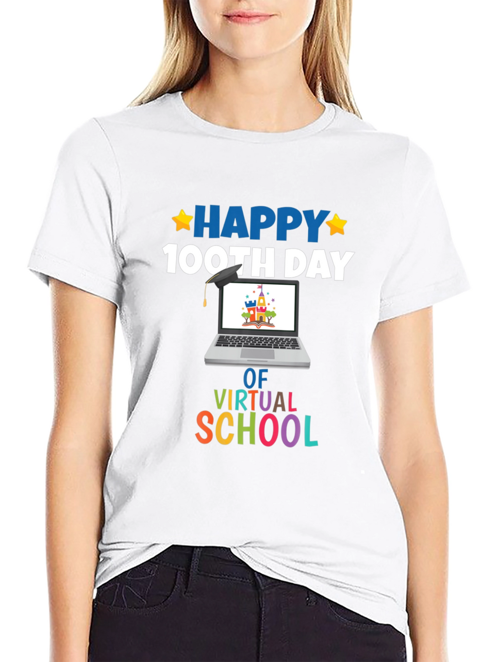 Happy 100th Day of Virtual School T-Shirt
