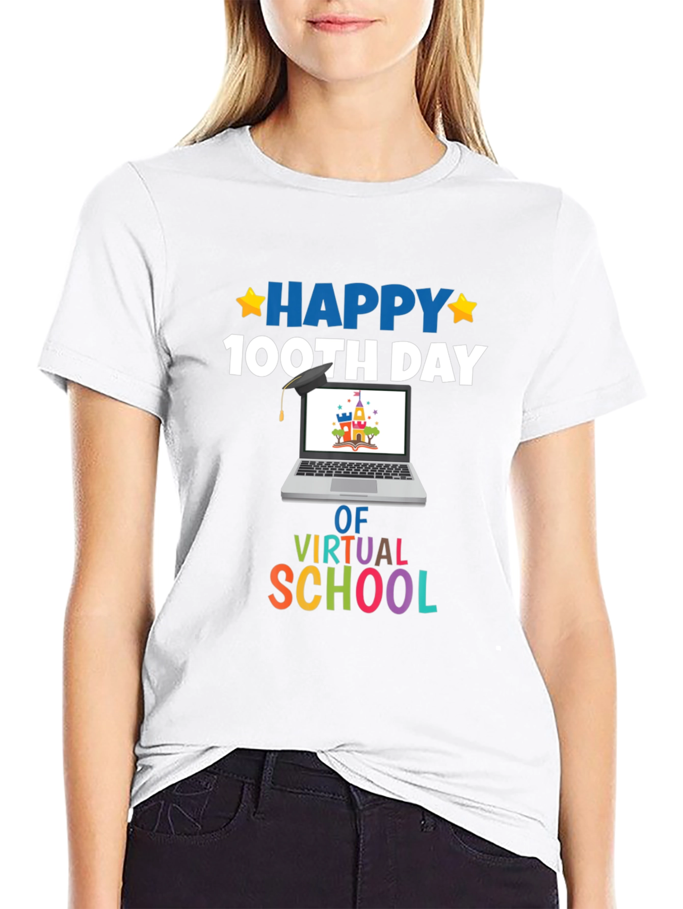 Happy 100th Day of Virtual School T-Shirt